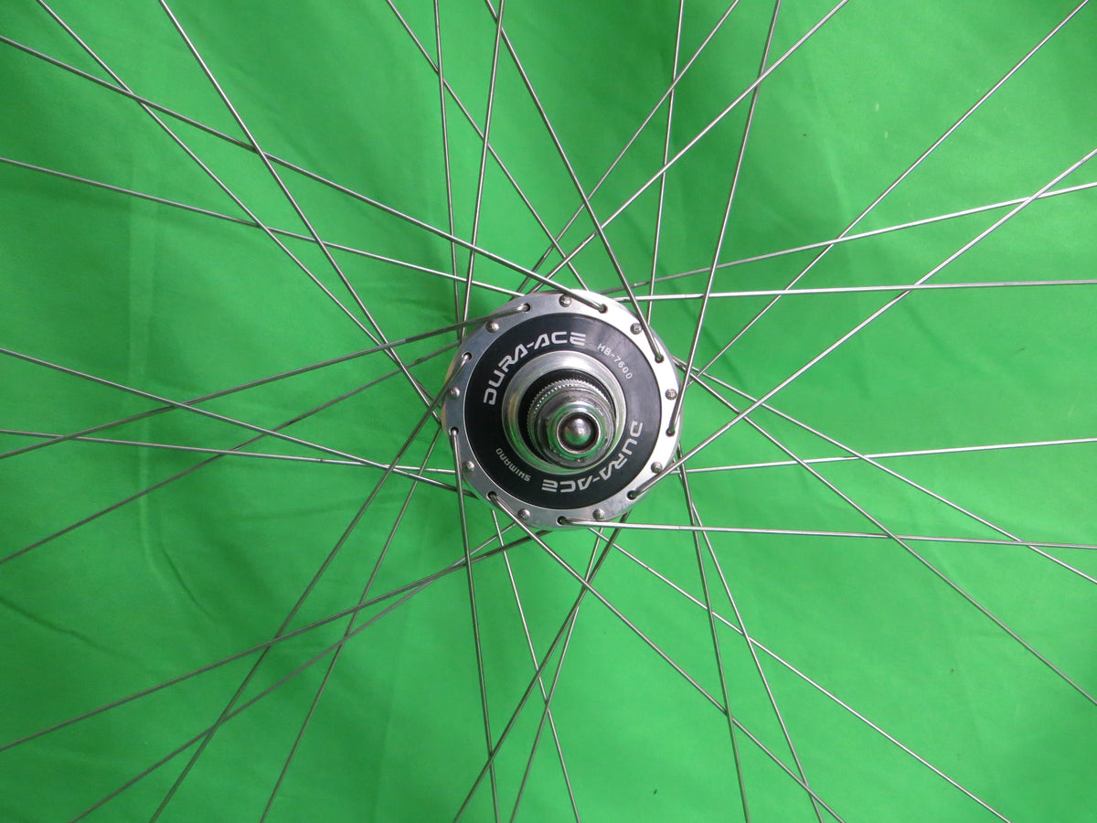 Araya Gold 16B NJS 700c 36H Tubular Rim, Shimano Dura Ace 120mm