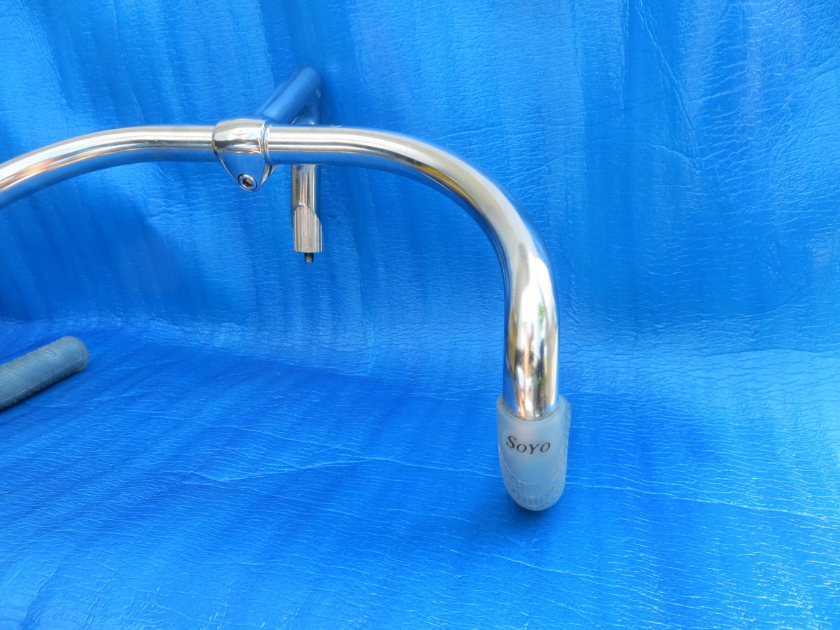 B123 380mm CrMo NJS Handlebar, Nitto Jaguar, 100mm/58 degree Steel