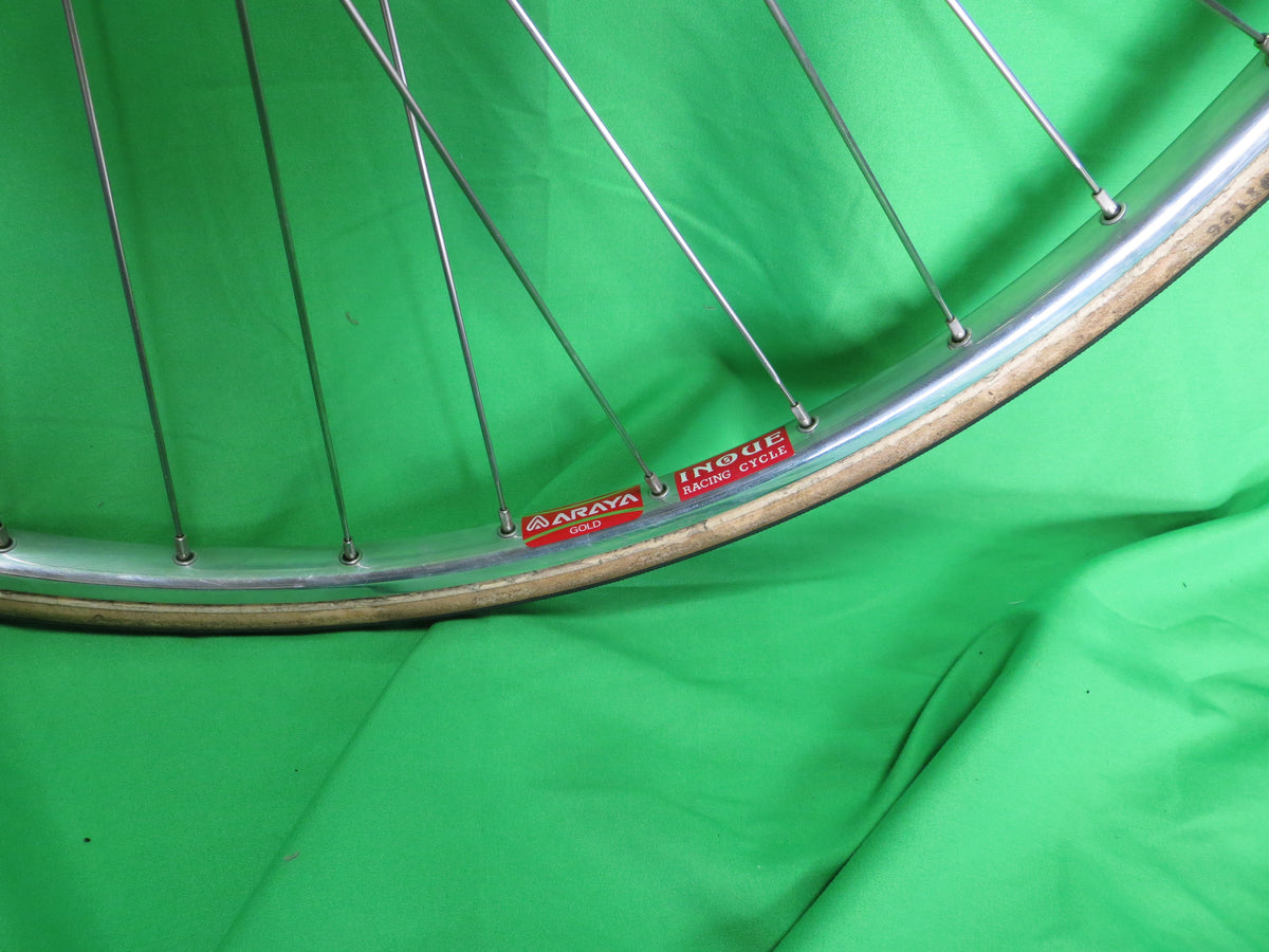 Araya Gold NJS x Dura Ace in custom Black Anodize Track