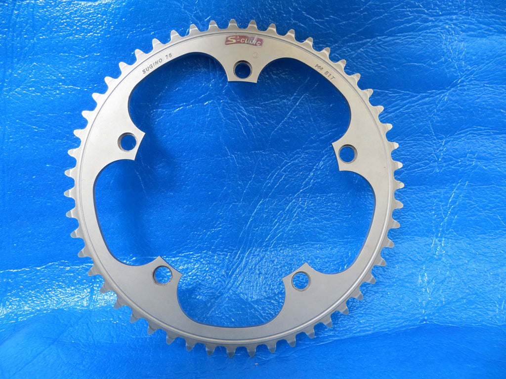 Sugino S-cubic 1/8" 144BCD NJS Chainring 51T Matte Finish (230709268)