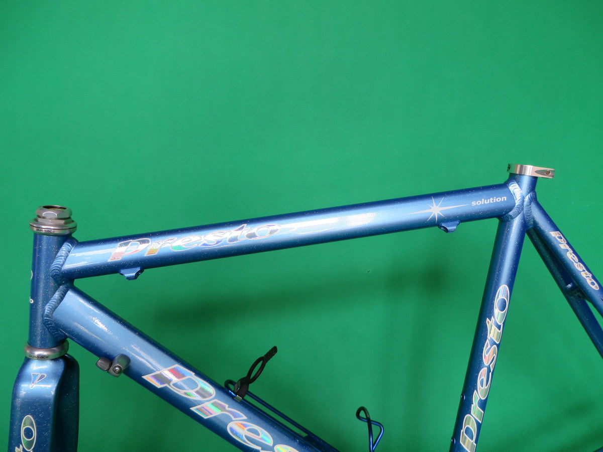 Presto シングルスピードフレーム ネイビー PRESTO | ROAD FRAME *ALUMINUM* | 55.5cm – NJS EXPORT