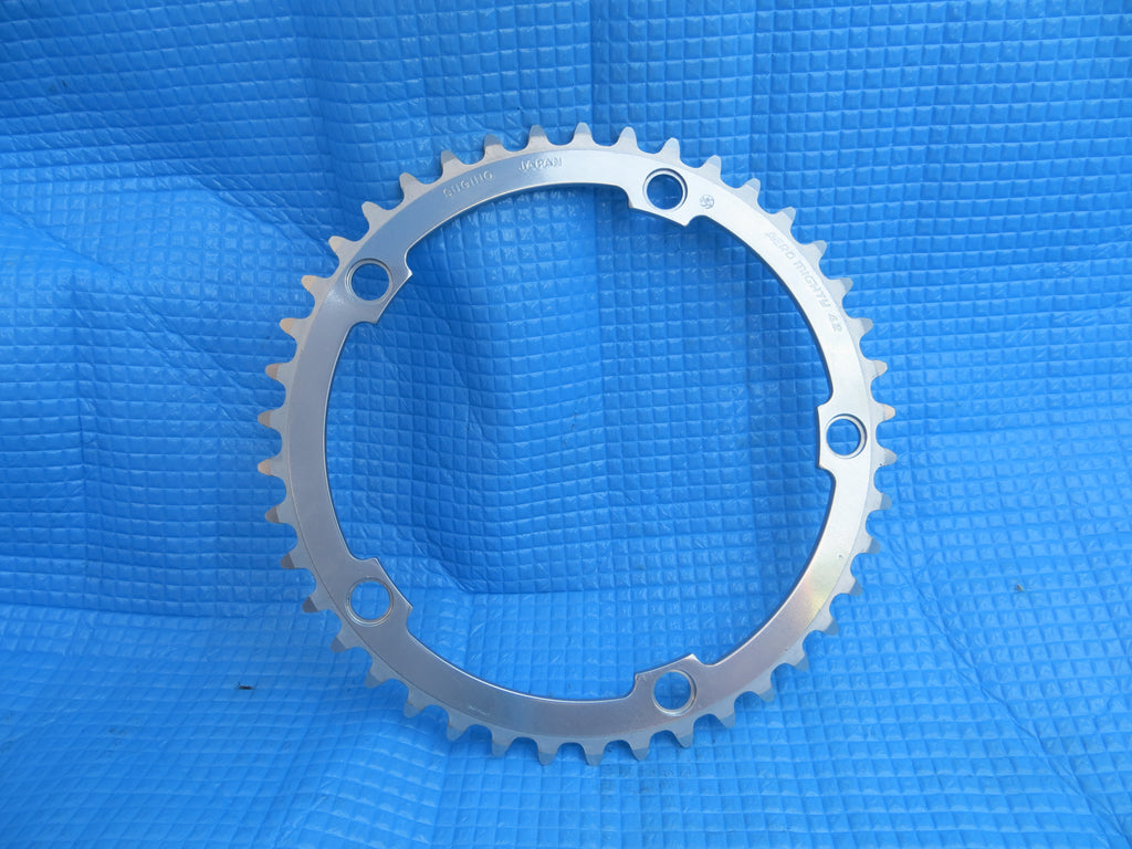 Never Used Sugino Aero Mighty 1/8 144BCD NJS Chainring 42T (22080311)