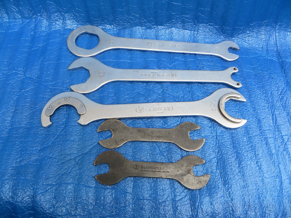Vintage Shimano Headset/Bottom Bracket/Hub Spanner Tool Wrench Complete Set(25100701)