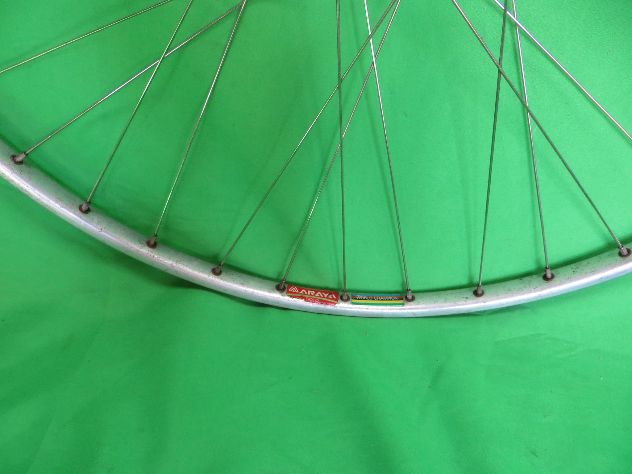Araya Gold World Champion 16B 700c Tubular NJS rim, Shimano Dura