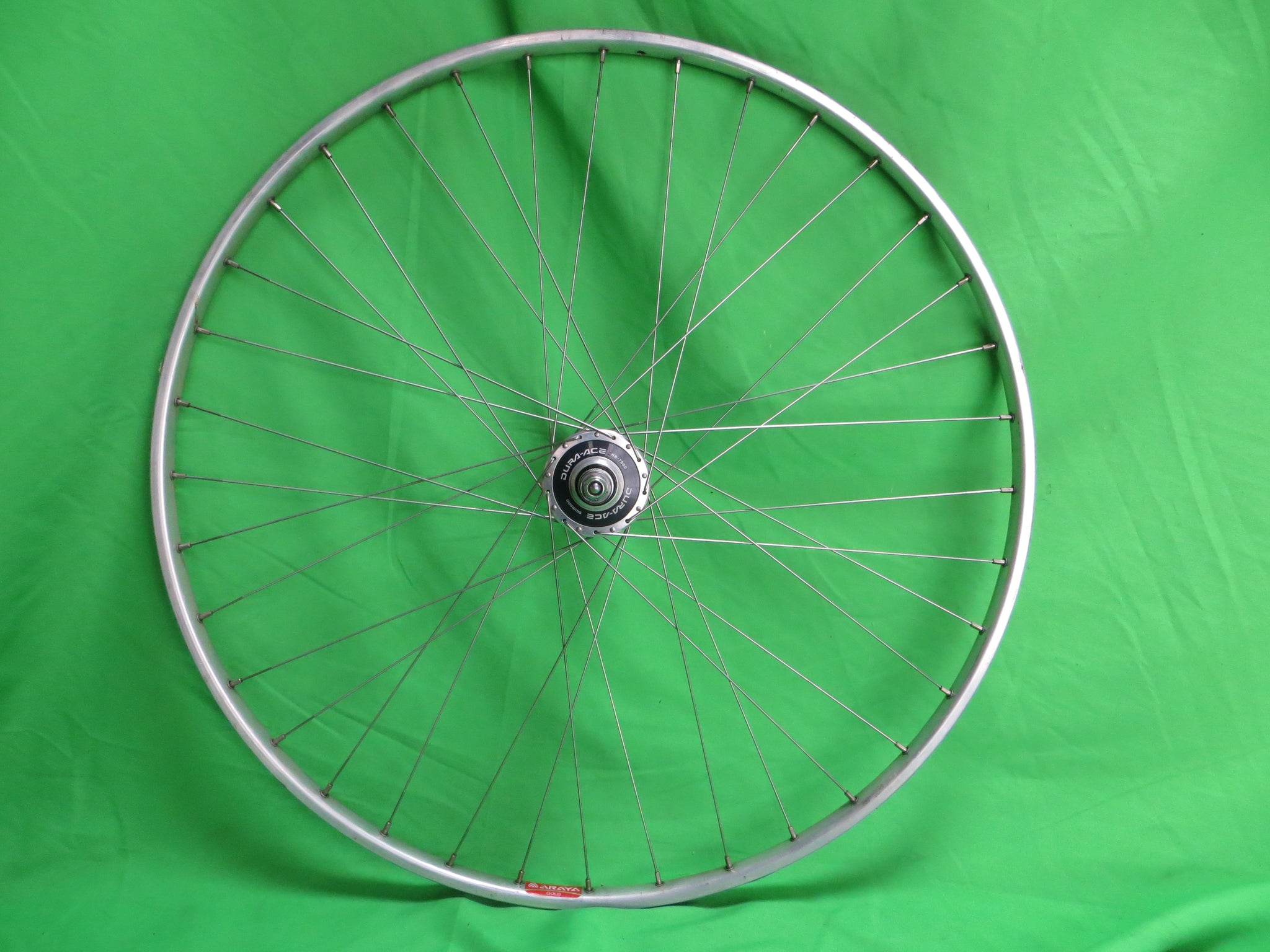 Araya Gold 16B NJS 700c 36H Tubular Rim, Shimano Dura Ace 120mm NJS Rear Hub (25011602)