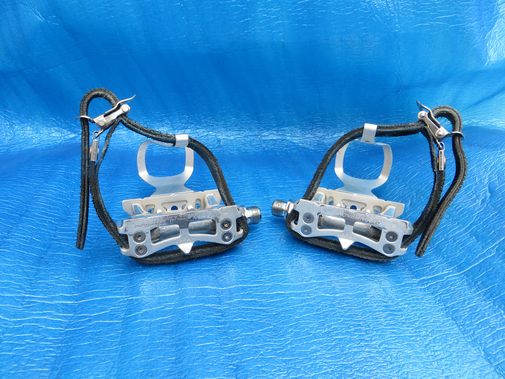 MKS Royal Nuevo NJS Pedals , MKS S-size NJS AA Clips and MKS Fit-alfa NJS Toe Straps (24040626)