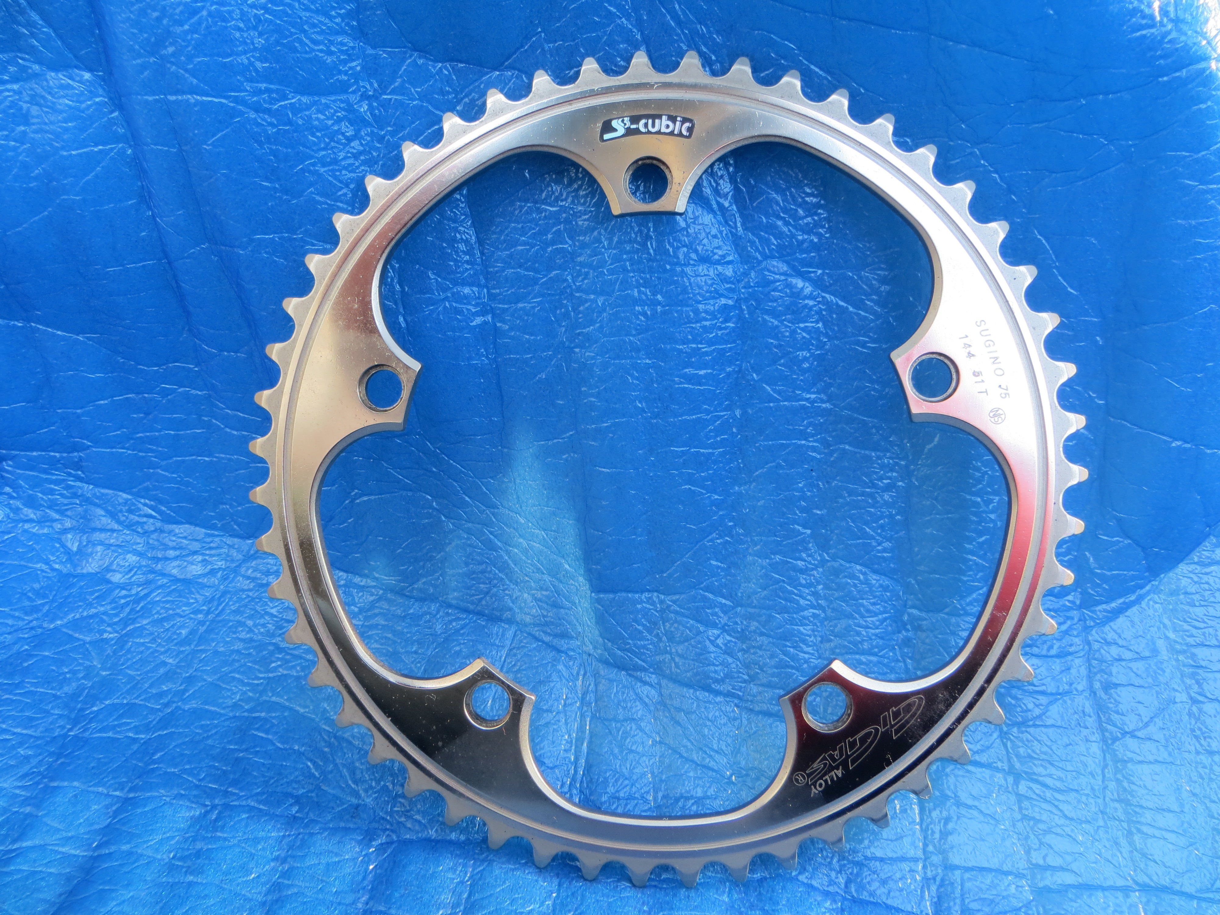 Sugino GIGAS S-cubic Mirror Finish 144BCD NJS Chainring 51T (25111601)