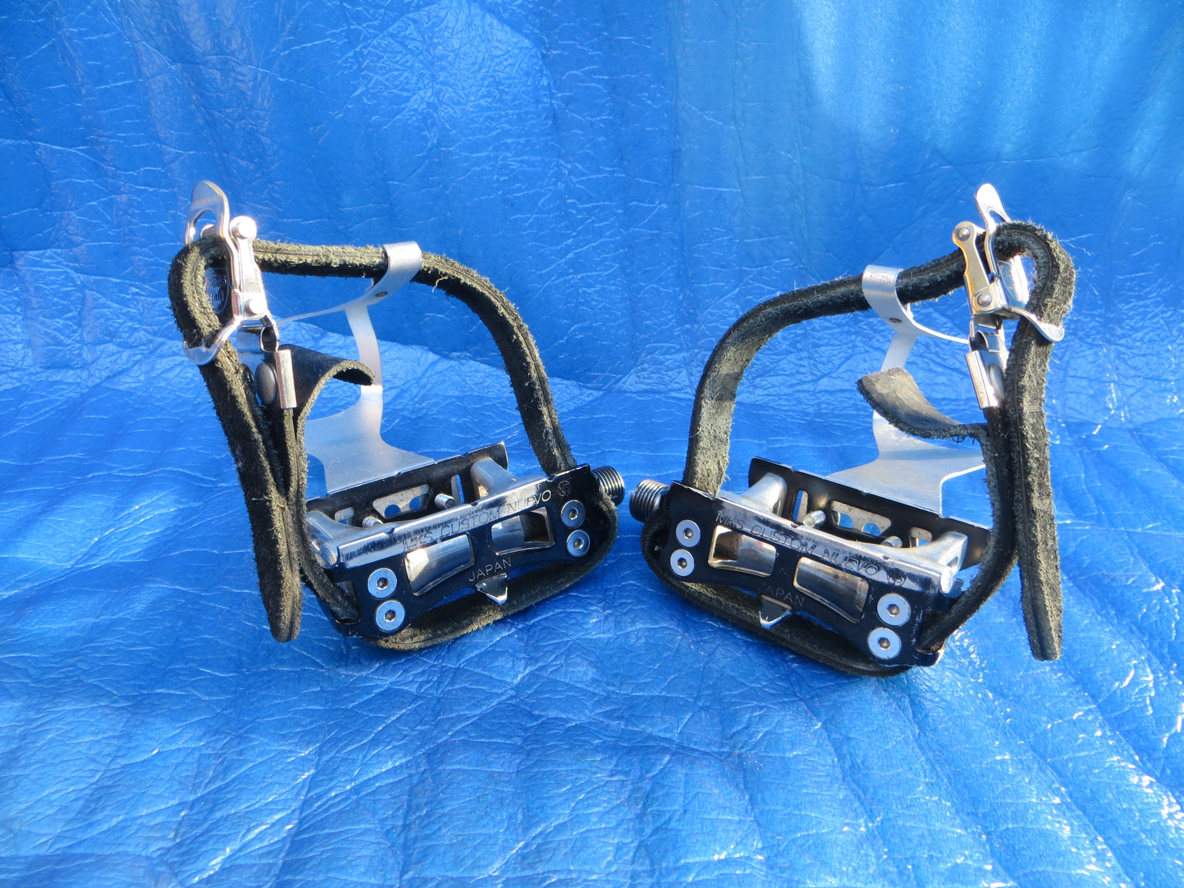 MKS Custom Nuevo NJS Pedals , MKS NJS L-size AA Clips and MKS Fit-alfa NJS Toe Straps (25111902)