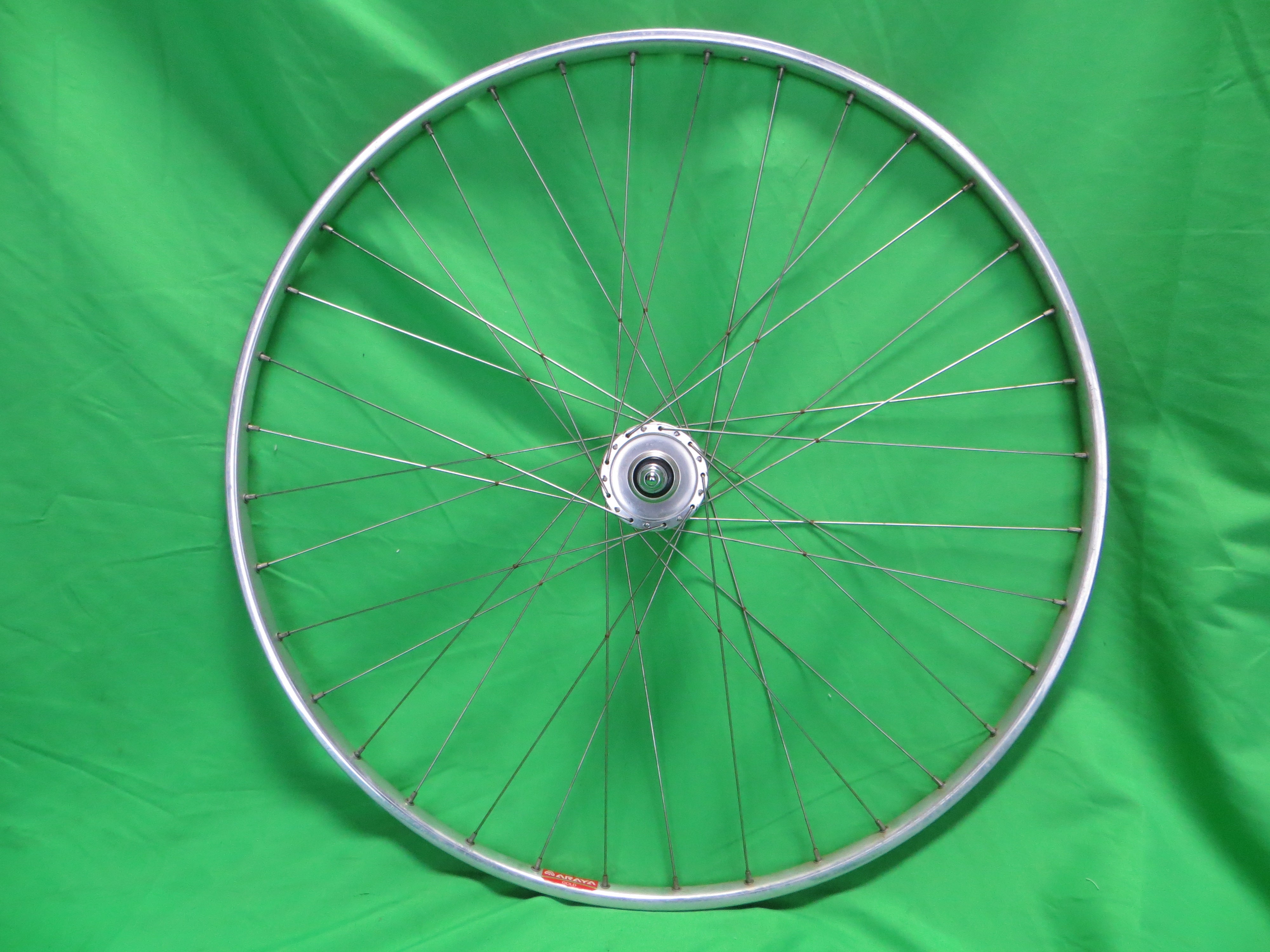 Araya Gold 16B NJS 700c Tubular rim, Suntour Superbe Pro 36H 100mm/9mm NJS Front Hub (25021901)