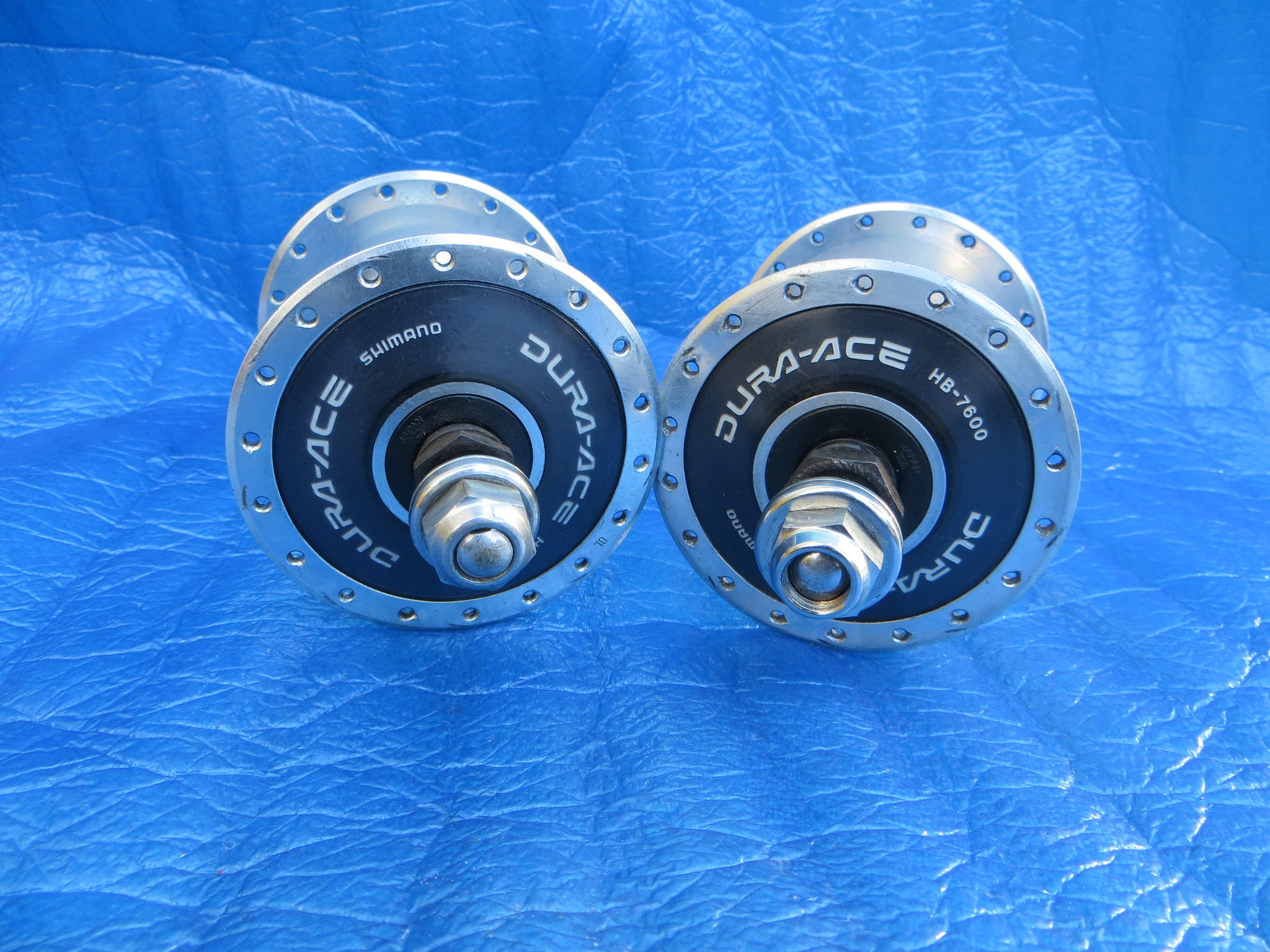 Shimano Dura Ace HB-7600 36H 120mm F&R NJS Approved Hub set Single