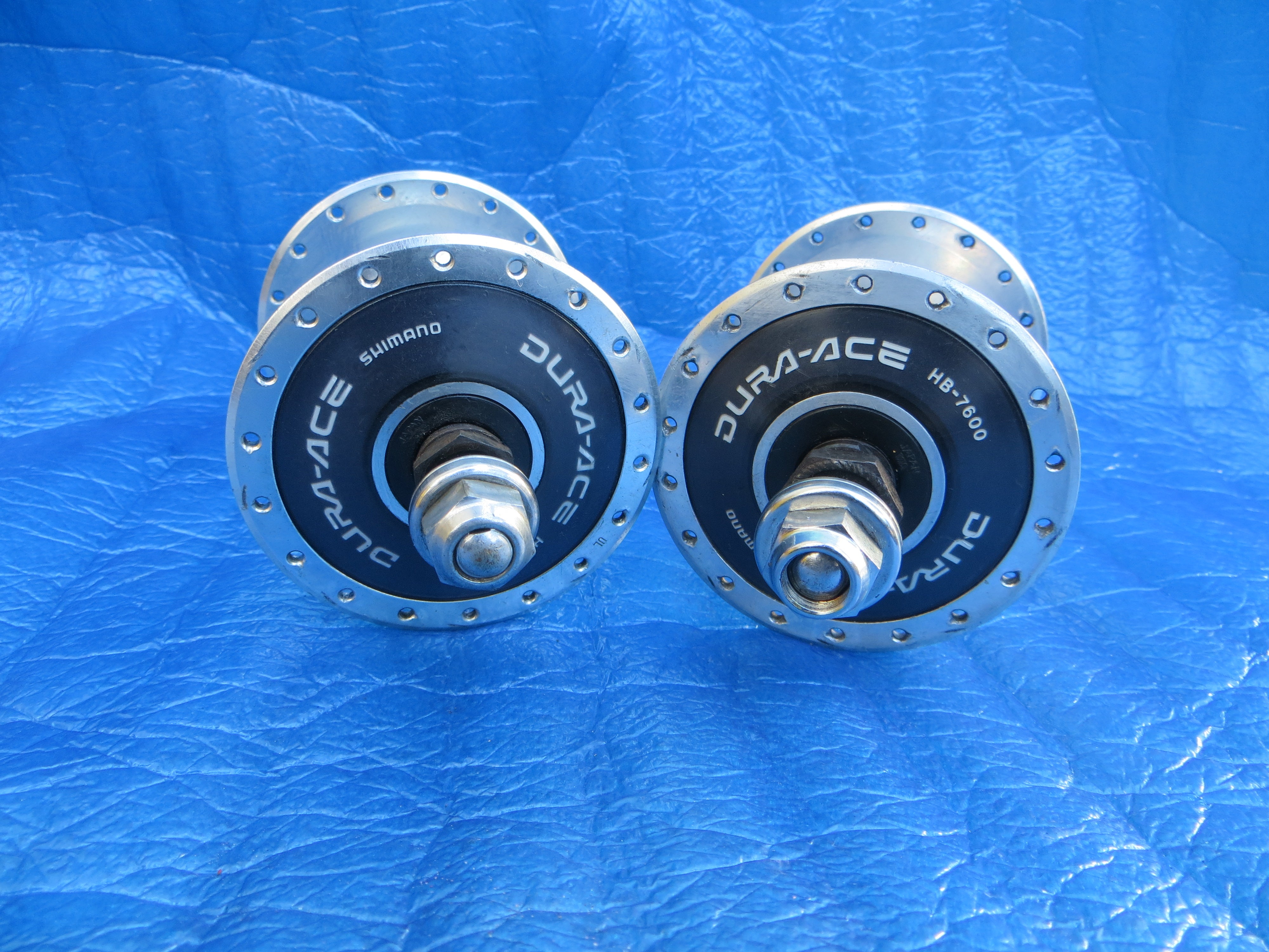Shimano Dura Ace HB-7600 36H 120mm F&R NJS Approved Hub set Single