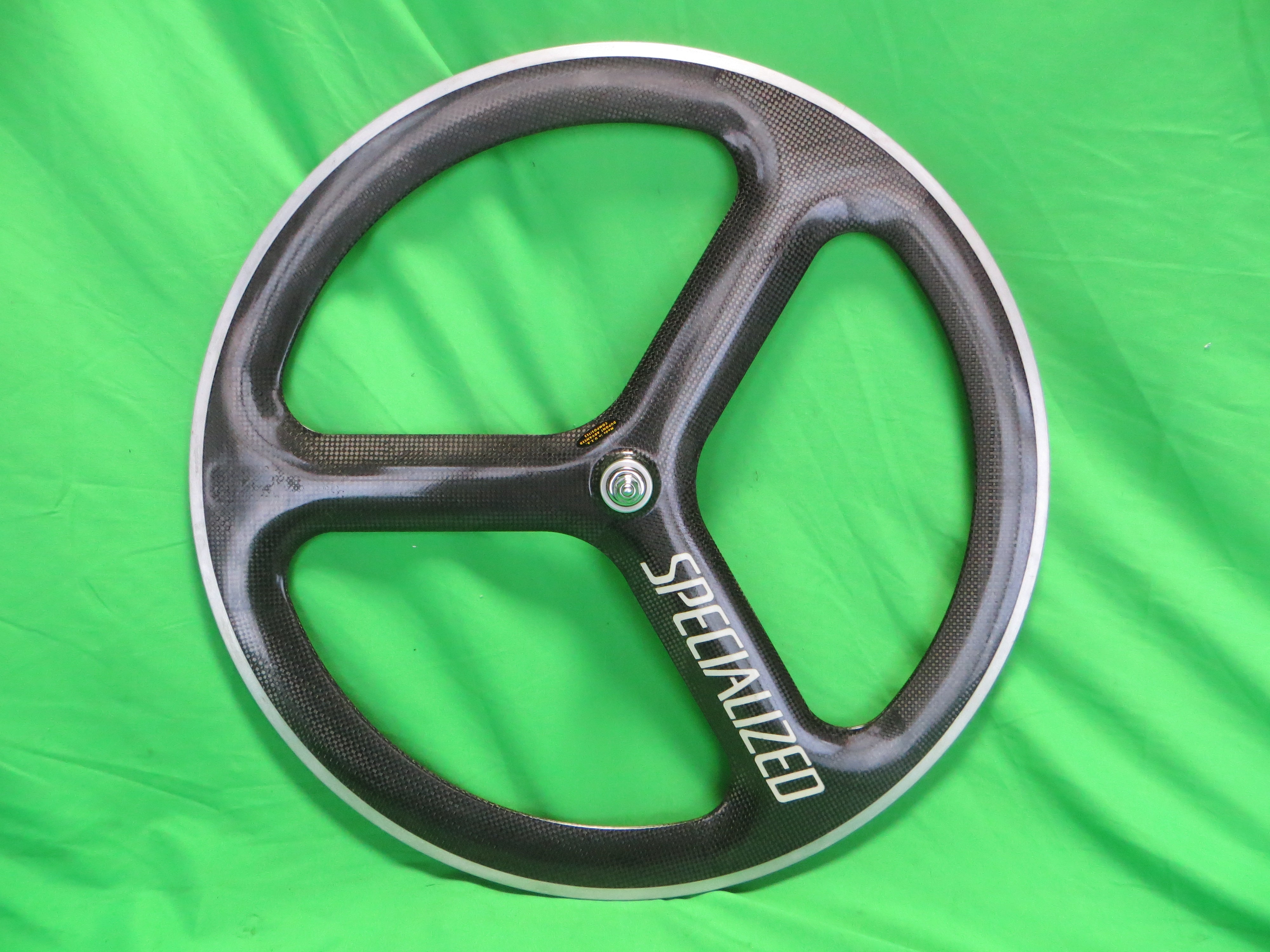 Specialized Tri-spoke Carbon Front Wheel Tubular 700c