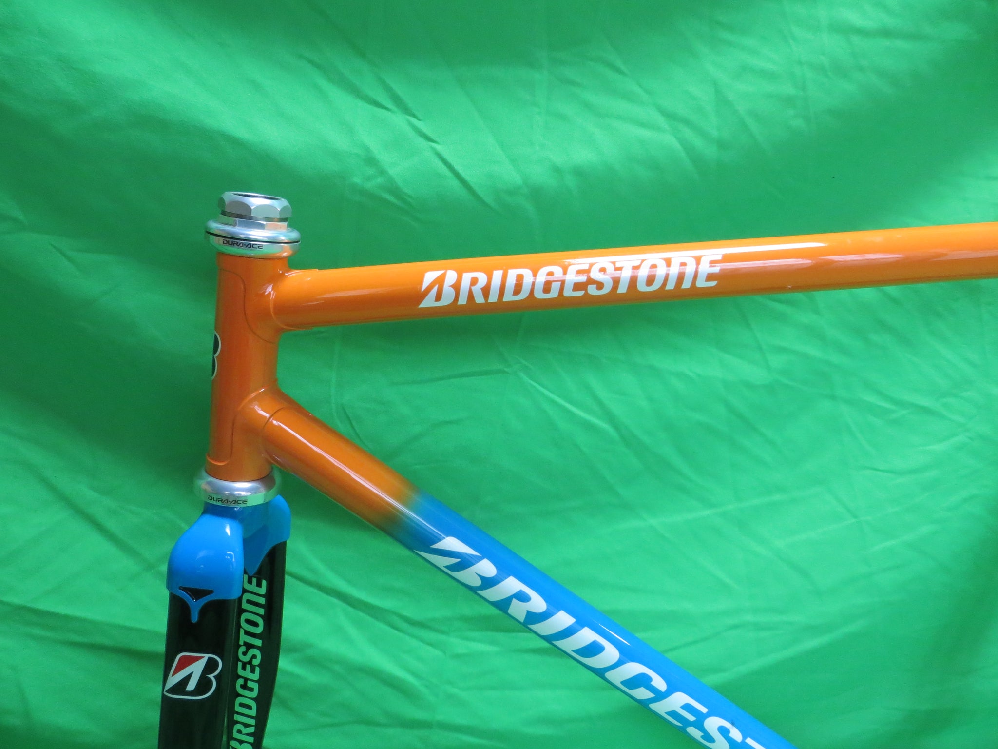 Bridgestone Columbus Max Fork // Black Orange Blue // 49.5cm – NJS