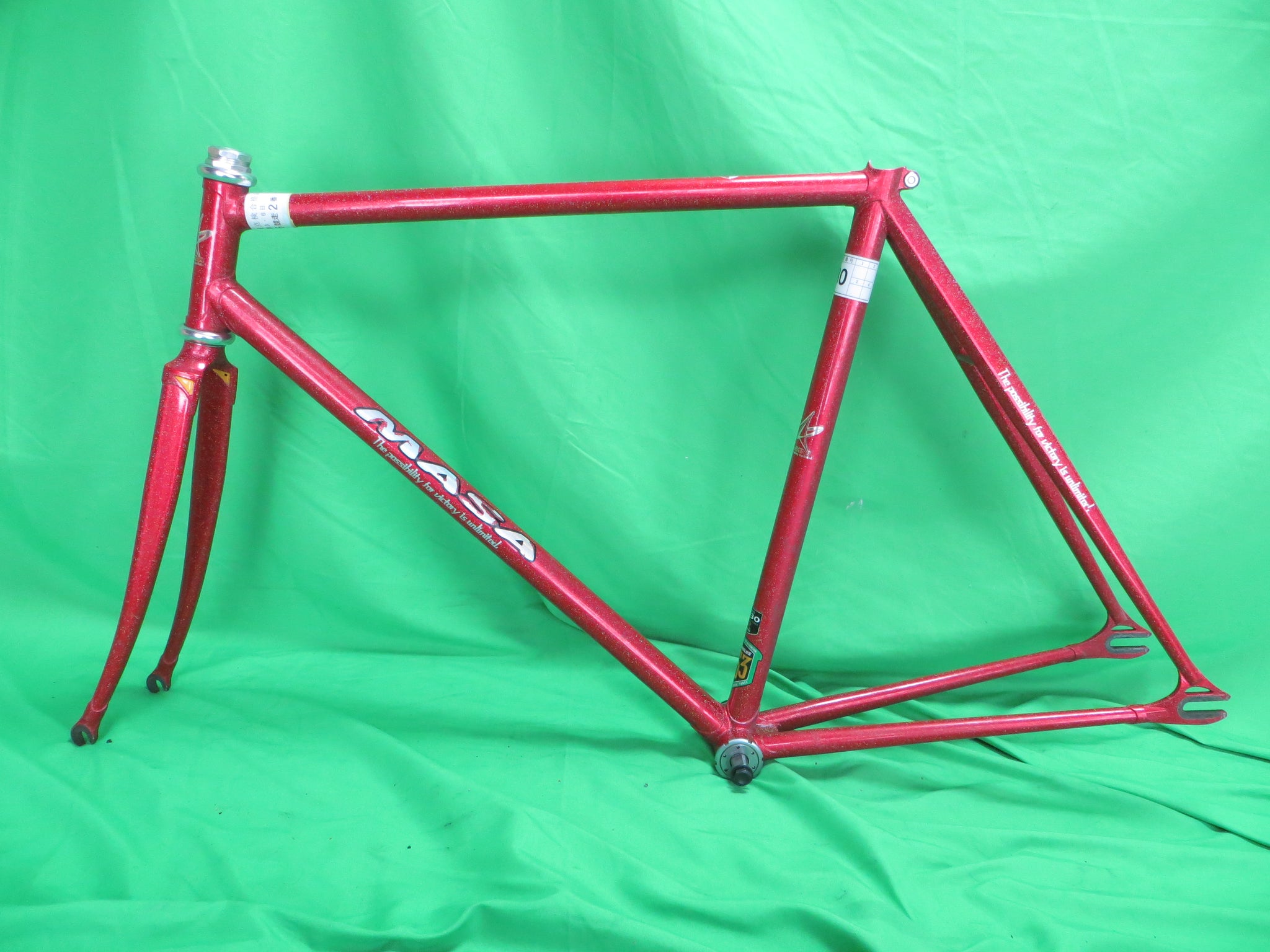 Makino Reynolds 853 // Red Metallic with Rainow Flake // 52cm /250318