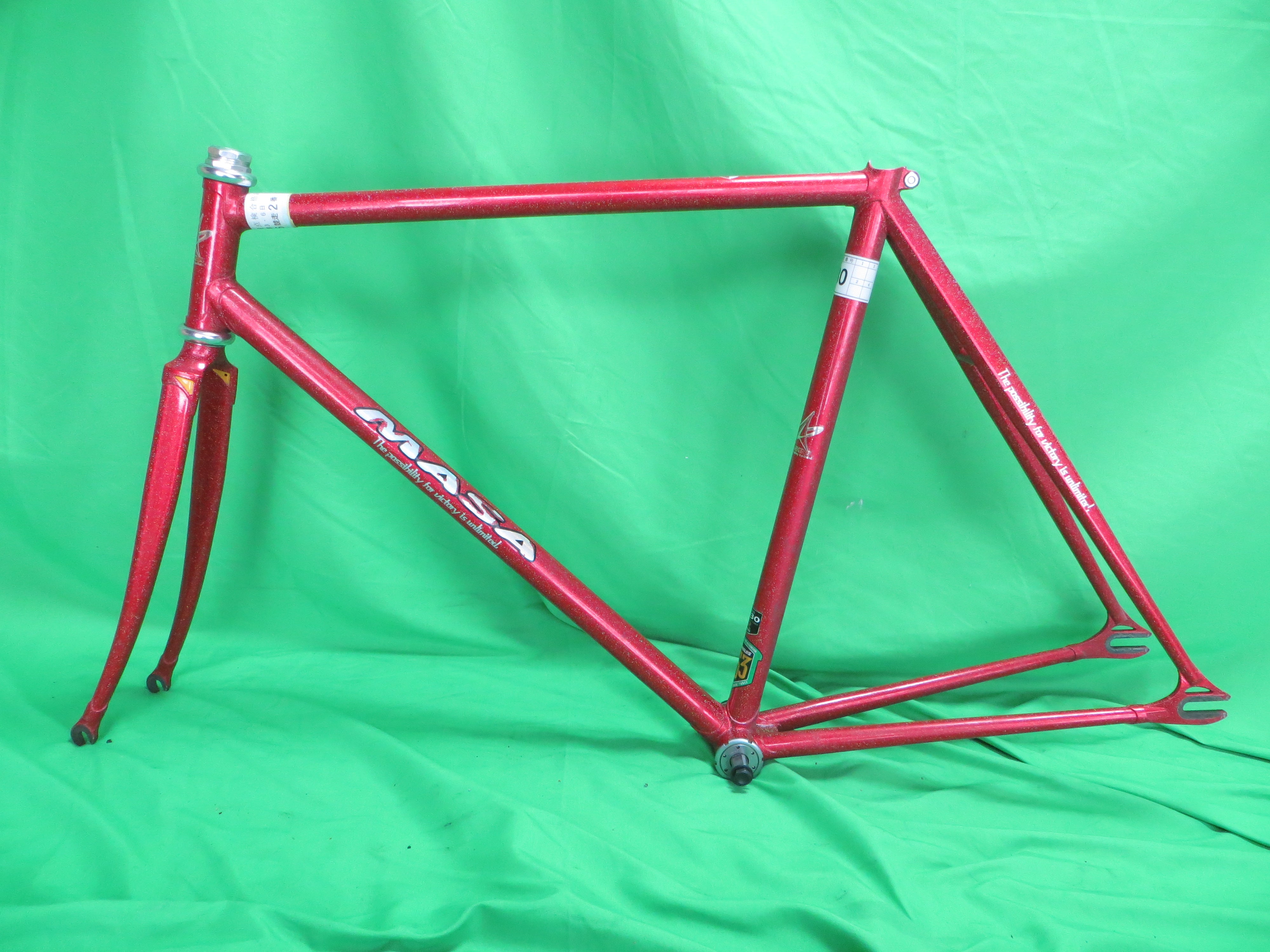 Makino Reynolds 853 // Red Metallic with Rainow Flake // 52cm /250318
