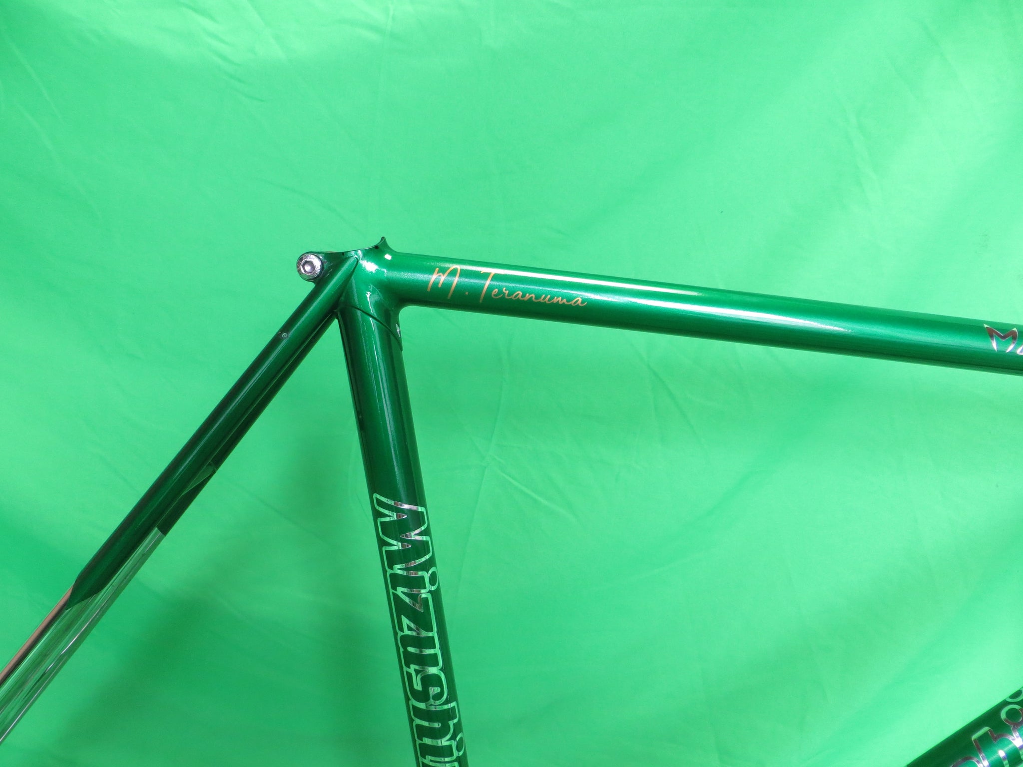 Mizushima Columbus Max Fork // Green Metallic Chrome Plated Finish