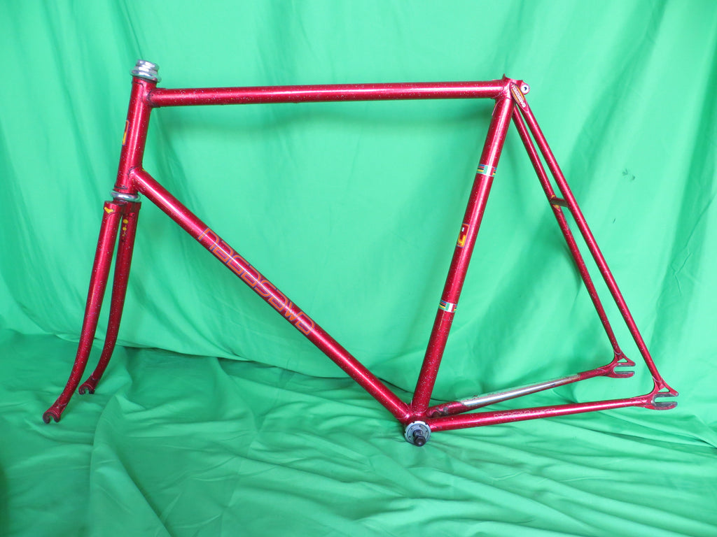 Nagasawa 1999 // Red with Rainbow Flake // 58cm