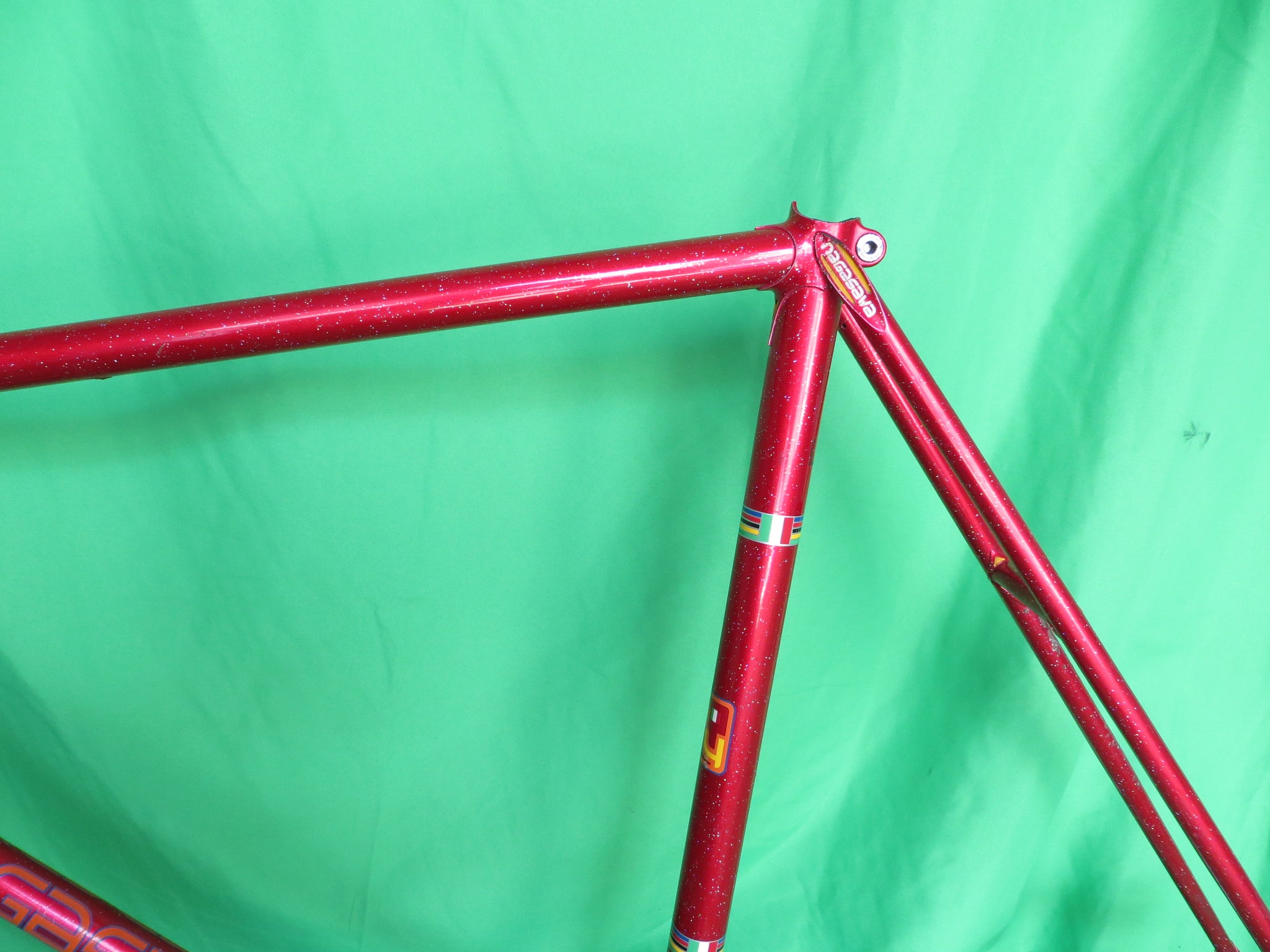 nagasawa Nagasawa 1999 // Red with Rainbow Flake // 58cm – NJS EXPORT
