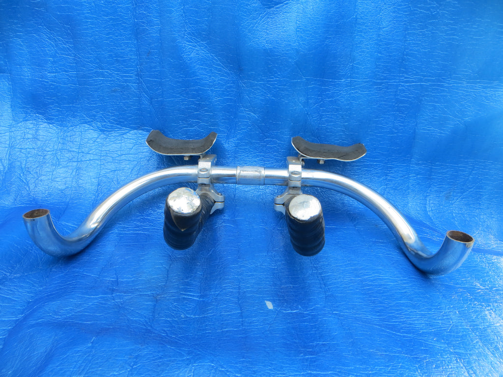 Nitto B123 Steel Customized to Bullhorn Handlebar + Aero Bras 40cm 25.4mm (25032601)