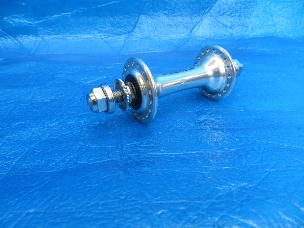 Moyeu avant Shimano Dura Ace HB-7110 argent à dégagement