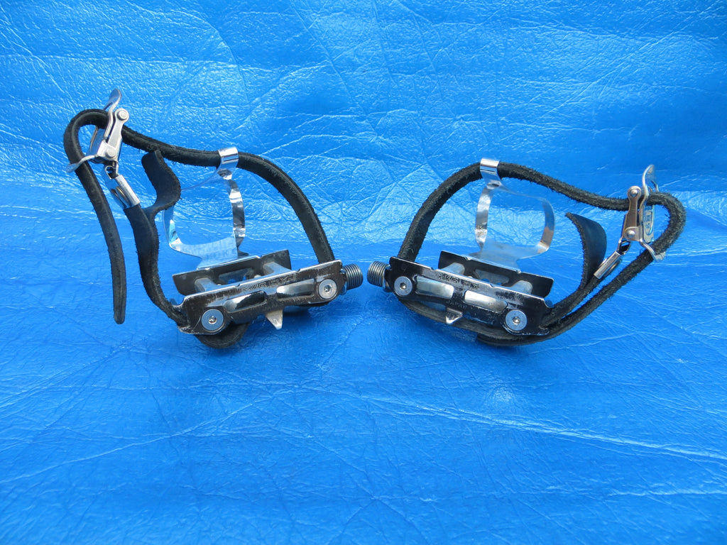 MKS RX-1 NJS Pedals , MKS Steel S-size NJS Steel Clips and MKS Fit-alfa NJS Toe Straps (24081105)