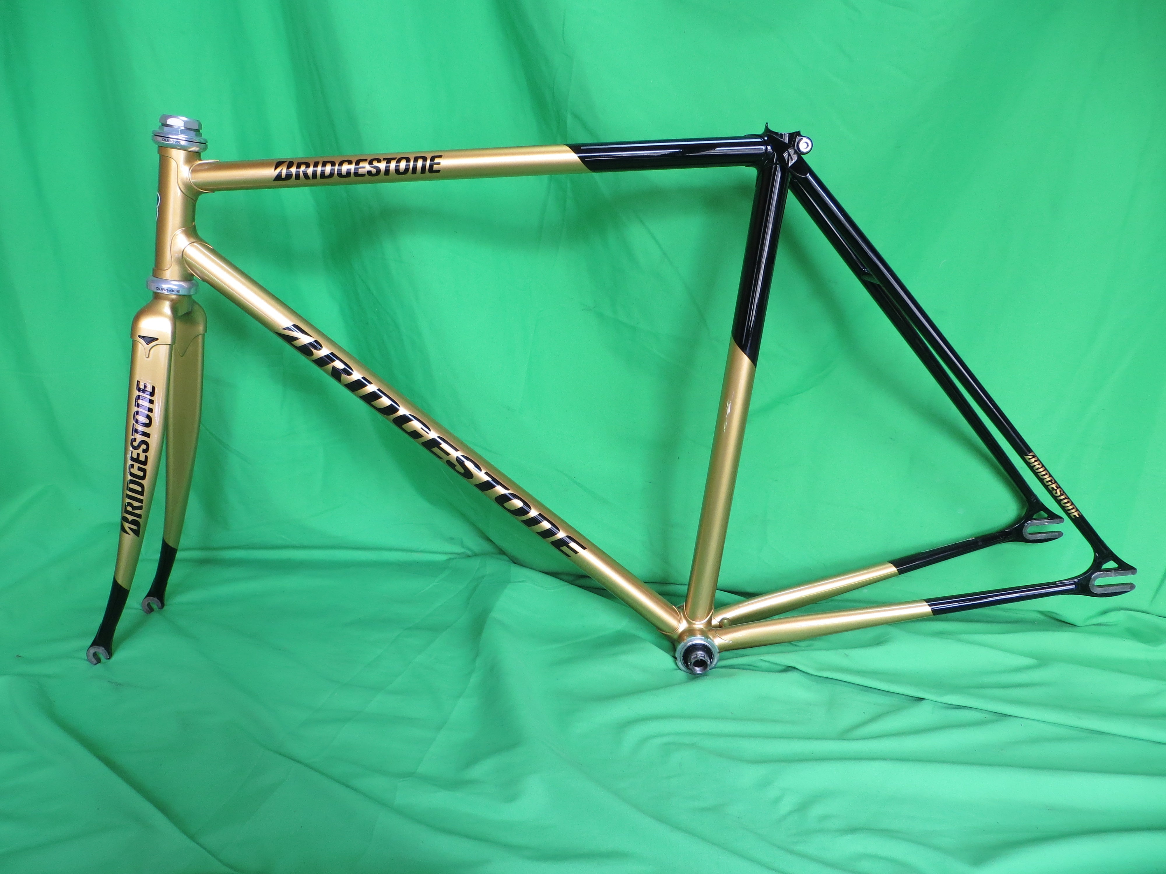 Bridgestone Columbus Max Fork // Gold /  Black Two Tone  // 50cm