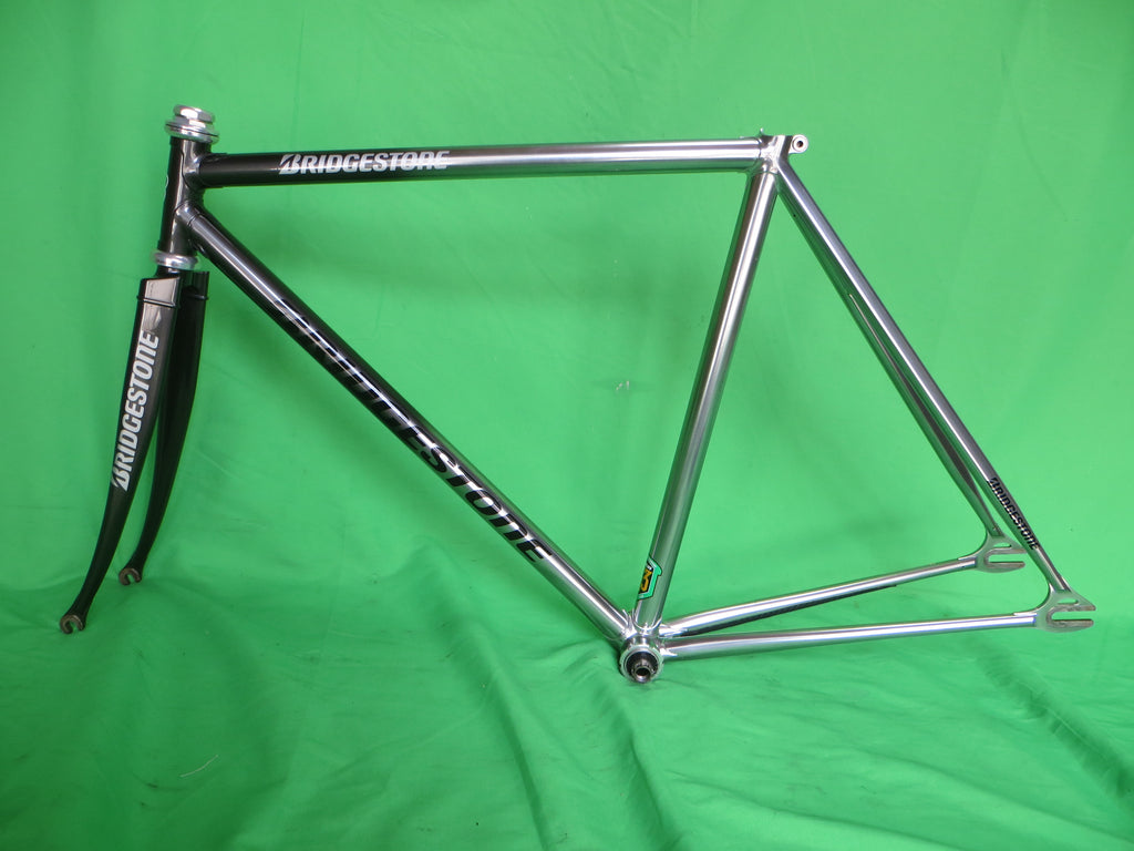 Bridgestone Columbus Max Fork Rennolds 853 // Mach Silver Black Fade // 51cm
