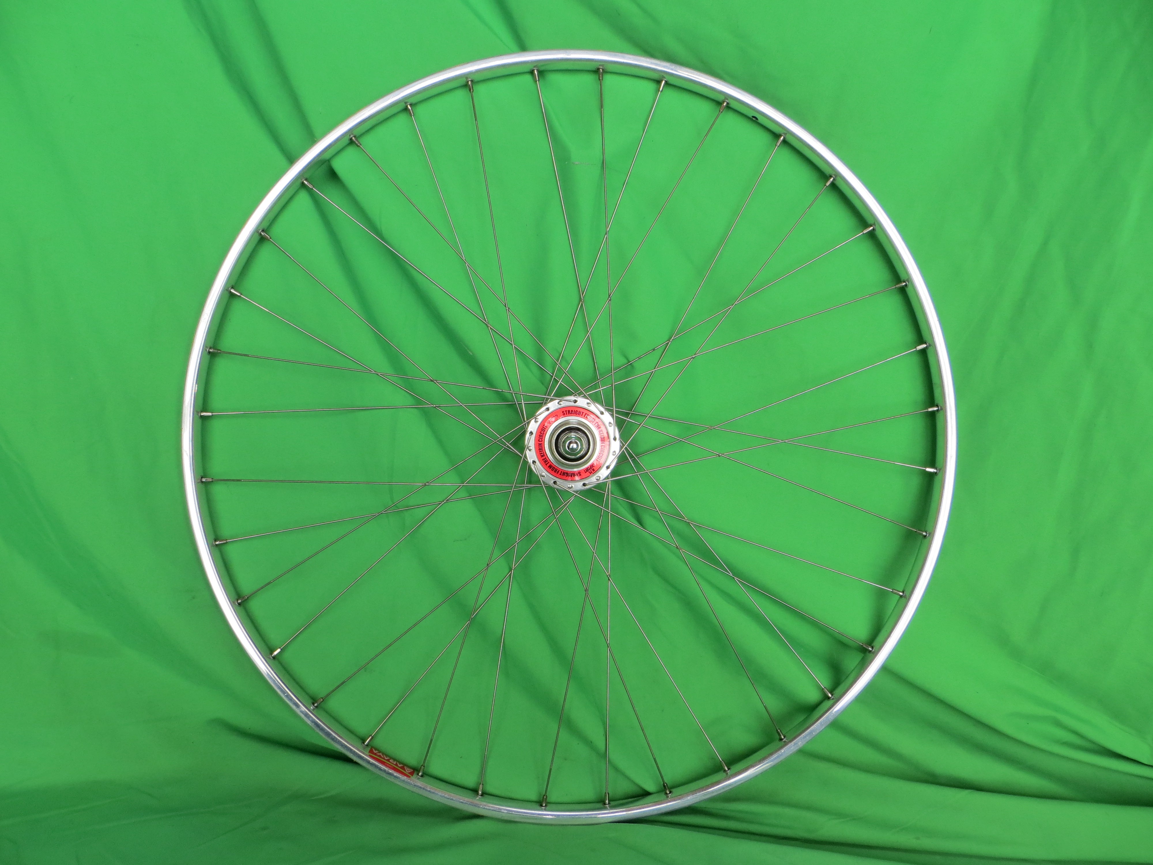 Araya Gold 16B NJS 700c Tubular rim, Santour 100mm/9mm NJS Front Hub (23112402)