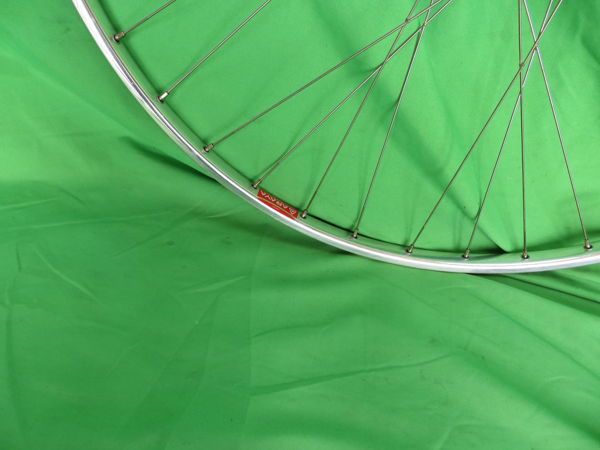 Araya Gold 16B NJS 700c Tubular rim, Suntour 100mm/9mm NJS Front