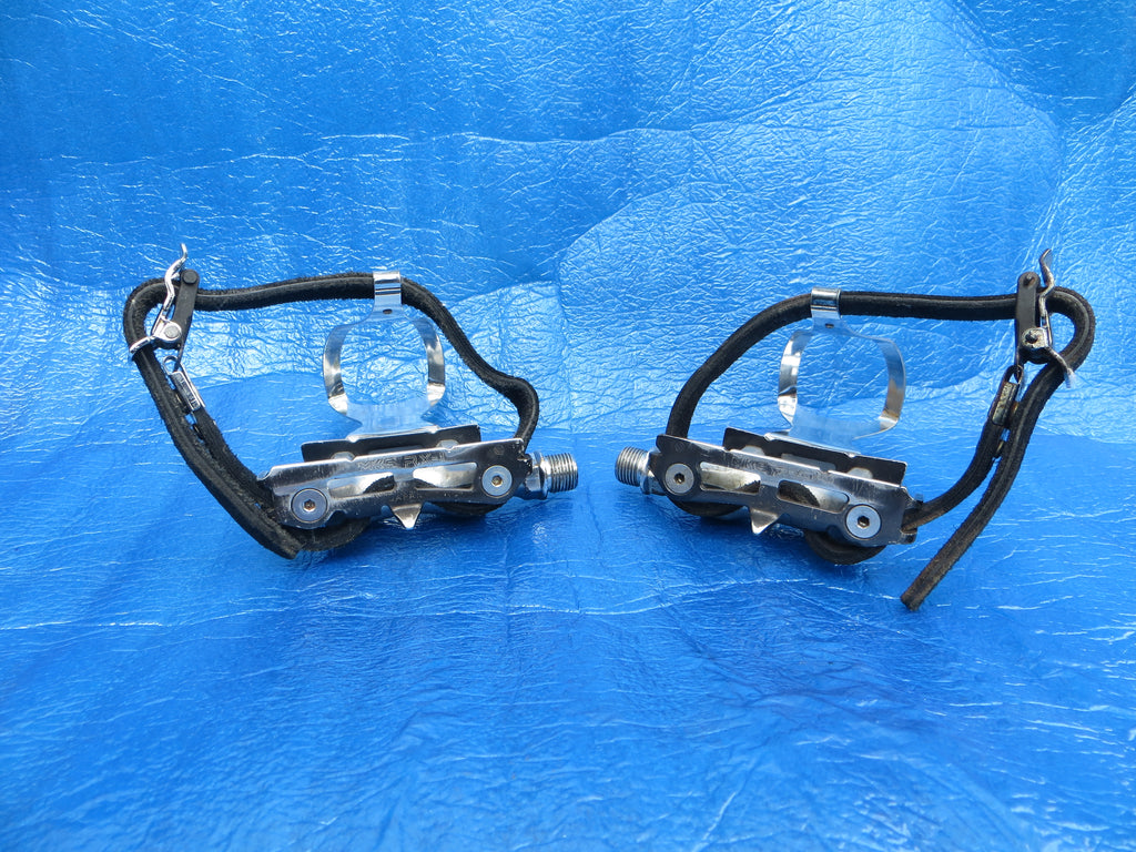 MKS RX-1 NJS Pedals , MKS Steel S-size NJS Clips and Toshi NJS Toe Straps (25050401)