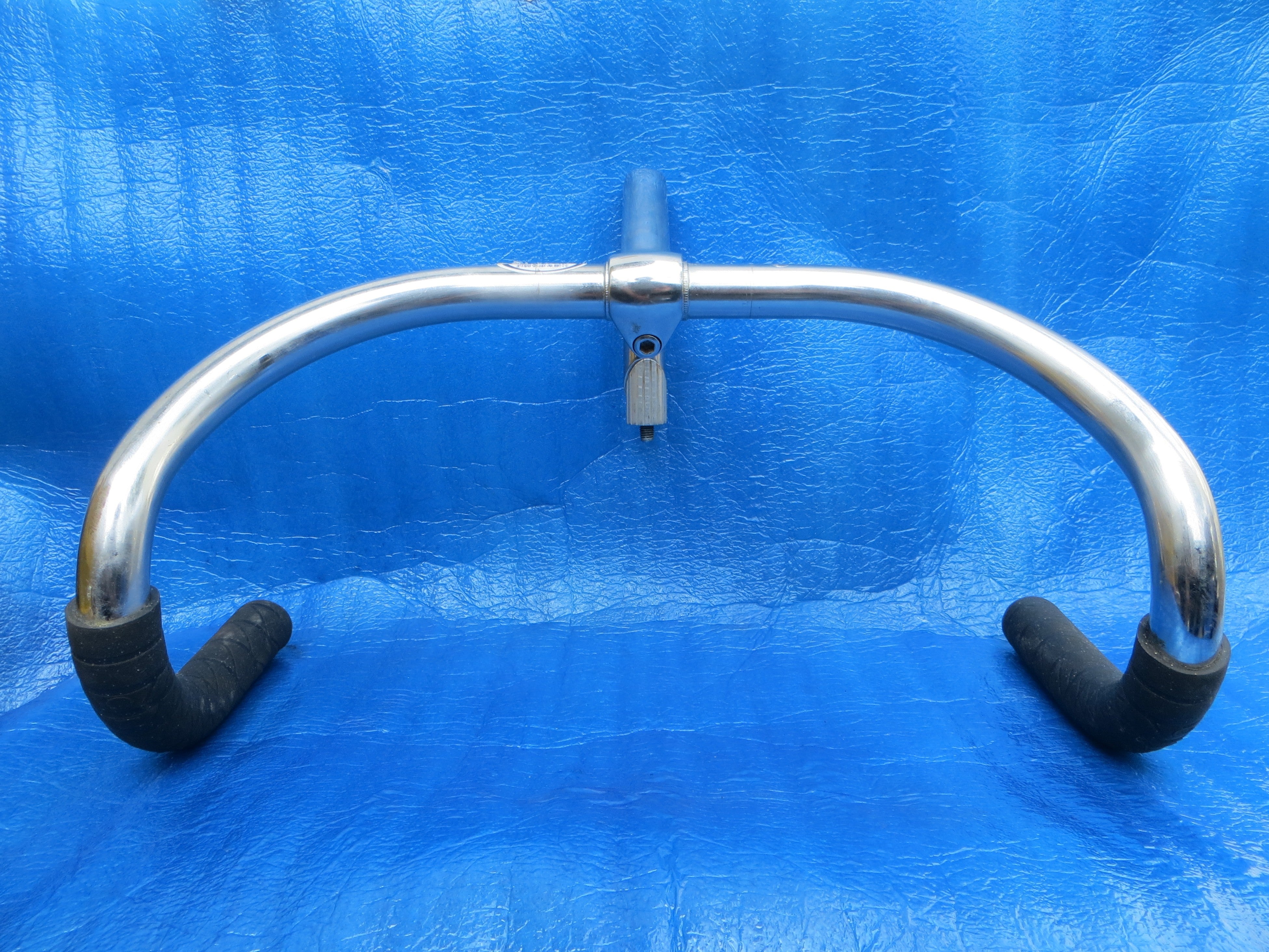 B123 400mm Seel NJS Handlebar, Nitto Jaguar 110mm/58 degree Steel NJS Stem, Champ Grips  (25050408)