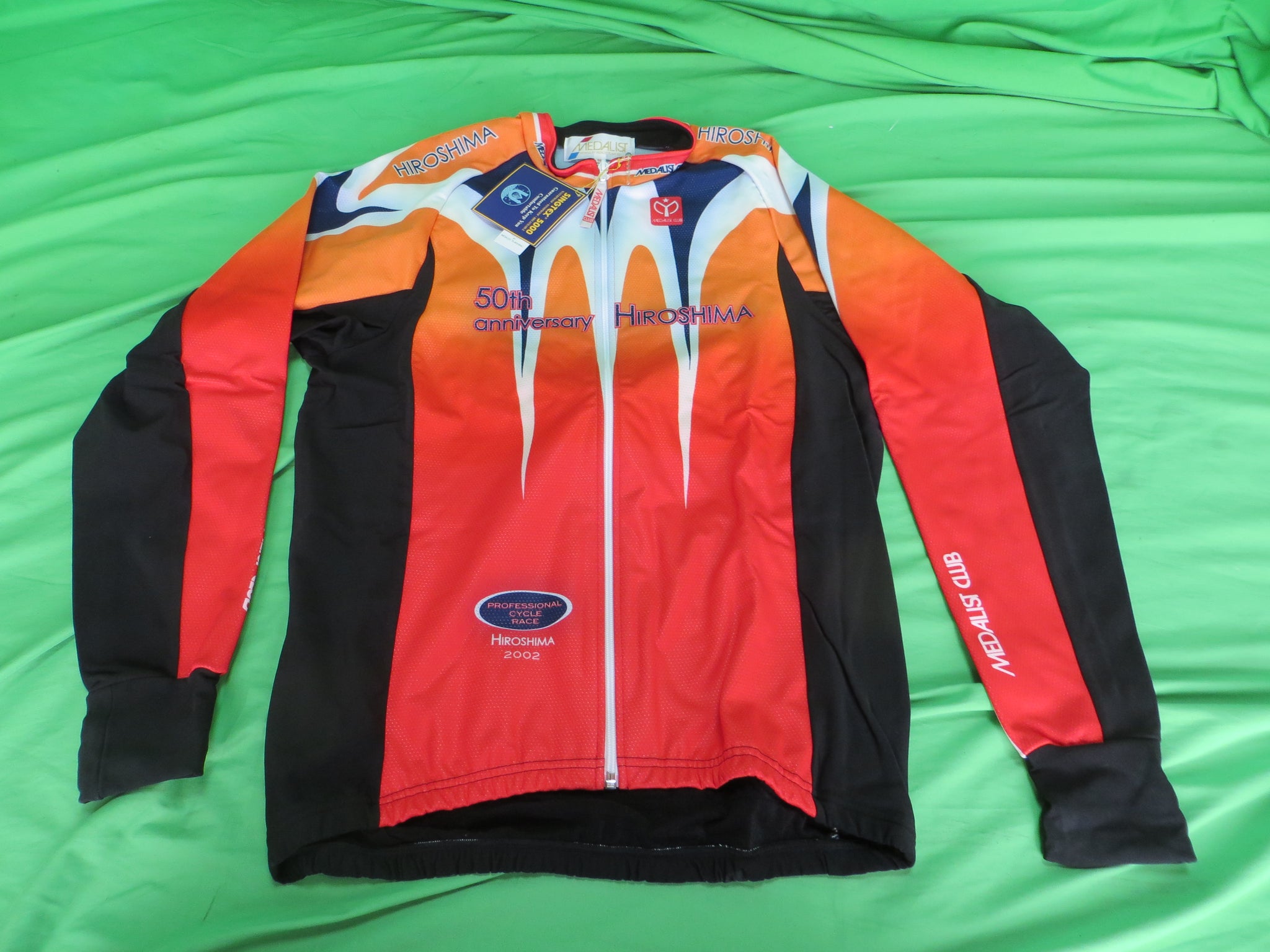 NOS Medalist Club Long Sleeve Winter Official Keirin Jersey Japanese 3L Size (American LL)