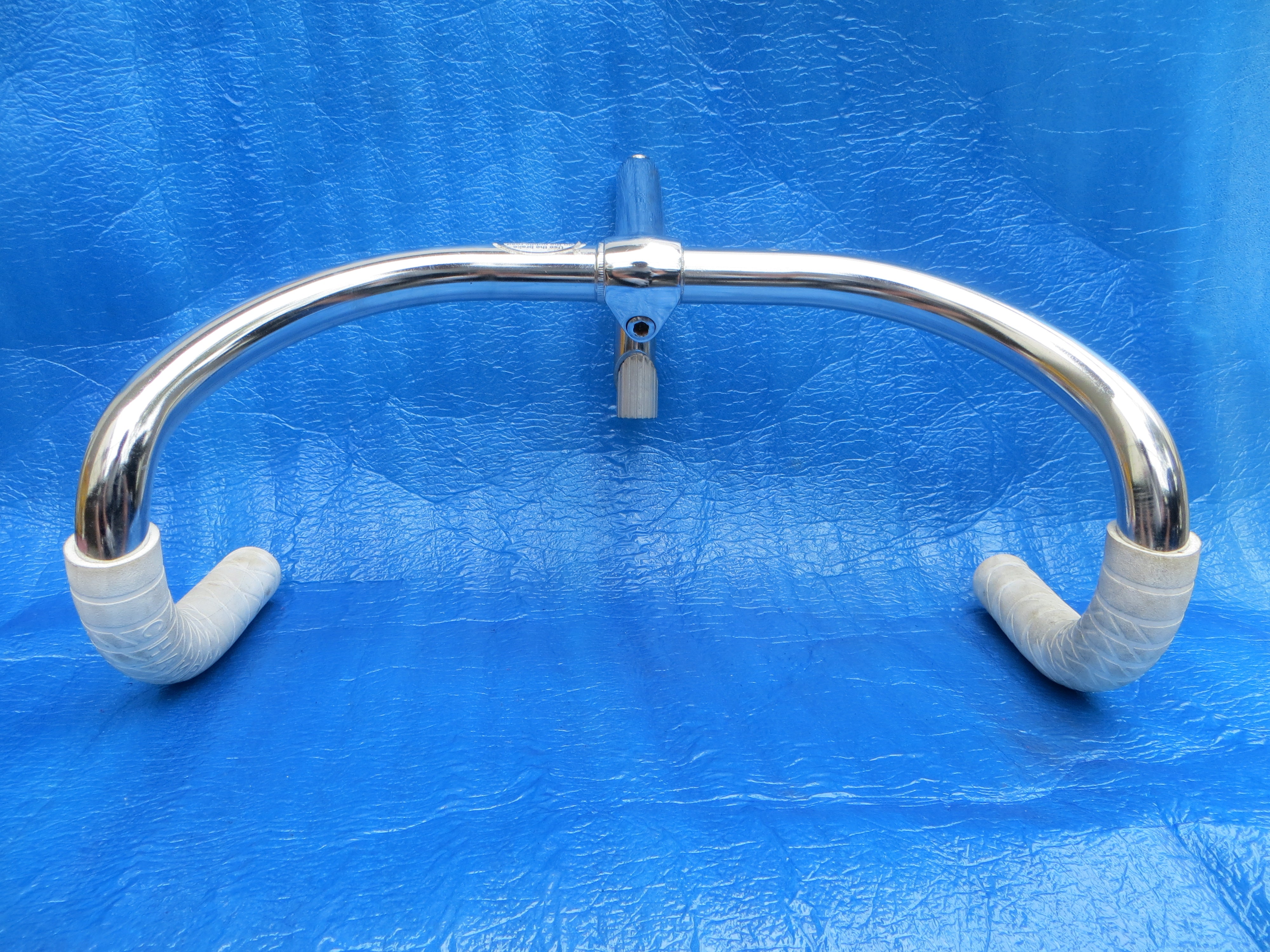 B125 380mm Steel NJS Handlebar, Nitto Jaguar 120mm/58 degree Steel NJS Stem, Champ Grips  (25060809)