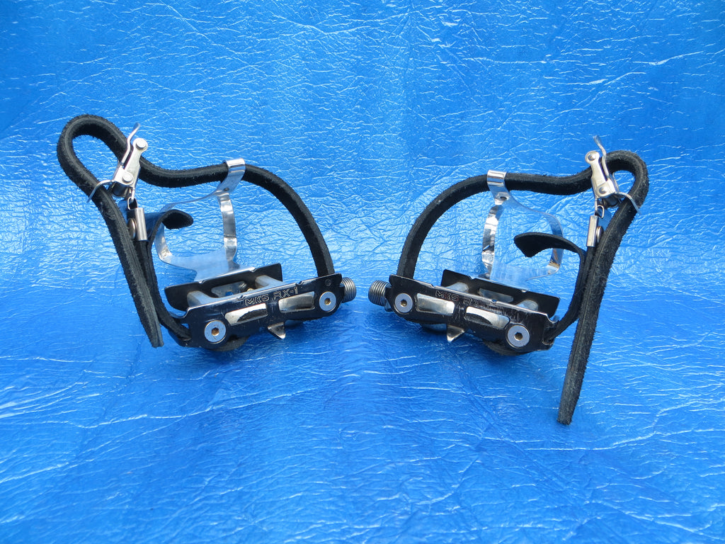 MKS RX-1 NJS Pedals , MKS Steel S-size NJS Steel Clips and MKS Fit-alfa NJS Toe Straps (25061406)