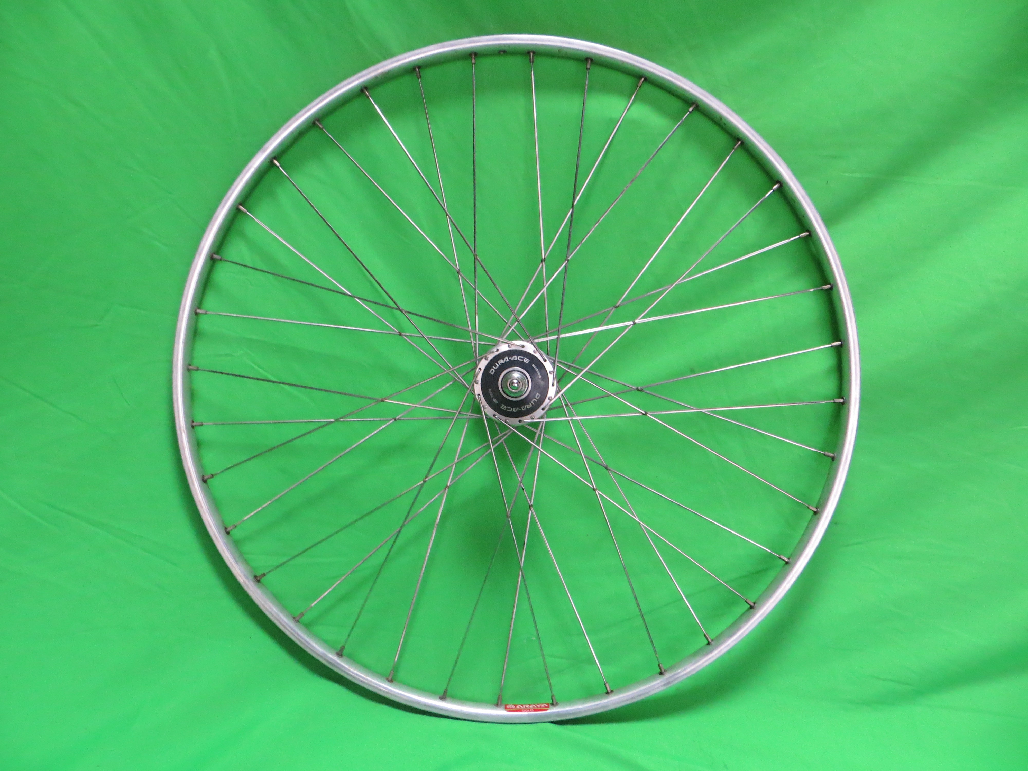 Araya Gold 16B 700c Tubular NJS rim, Shimano Dura Ace HB-7600 NJS 100mm/9mm Front Hub (24100608)
