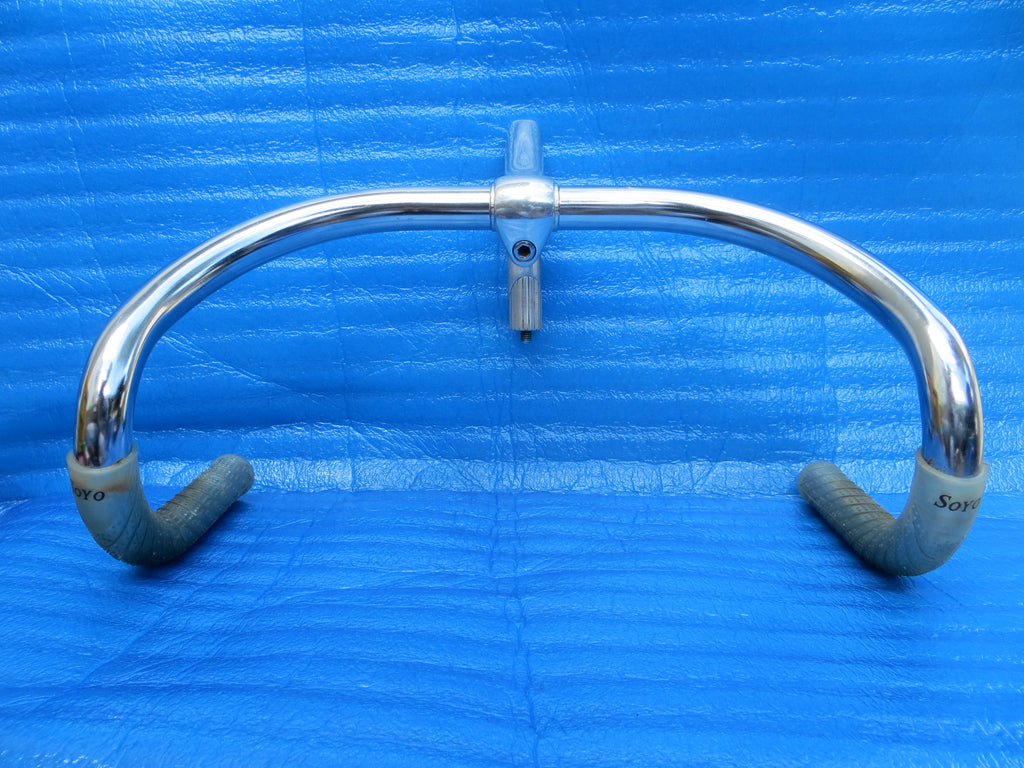 B123 380mm CrMo NJS Handlebar, Nitto Jaguar 100mm/58 degree AA NJS Stem, Soyo Grips (25072013)