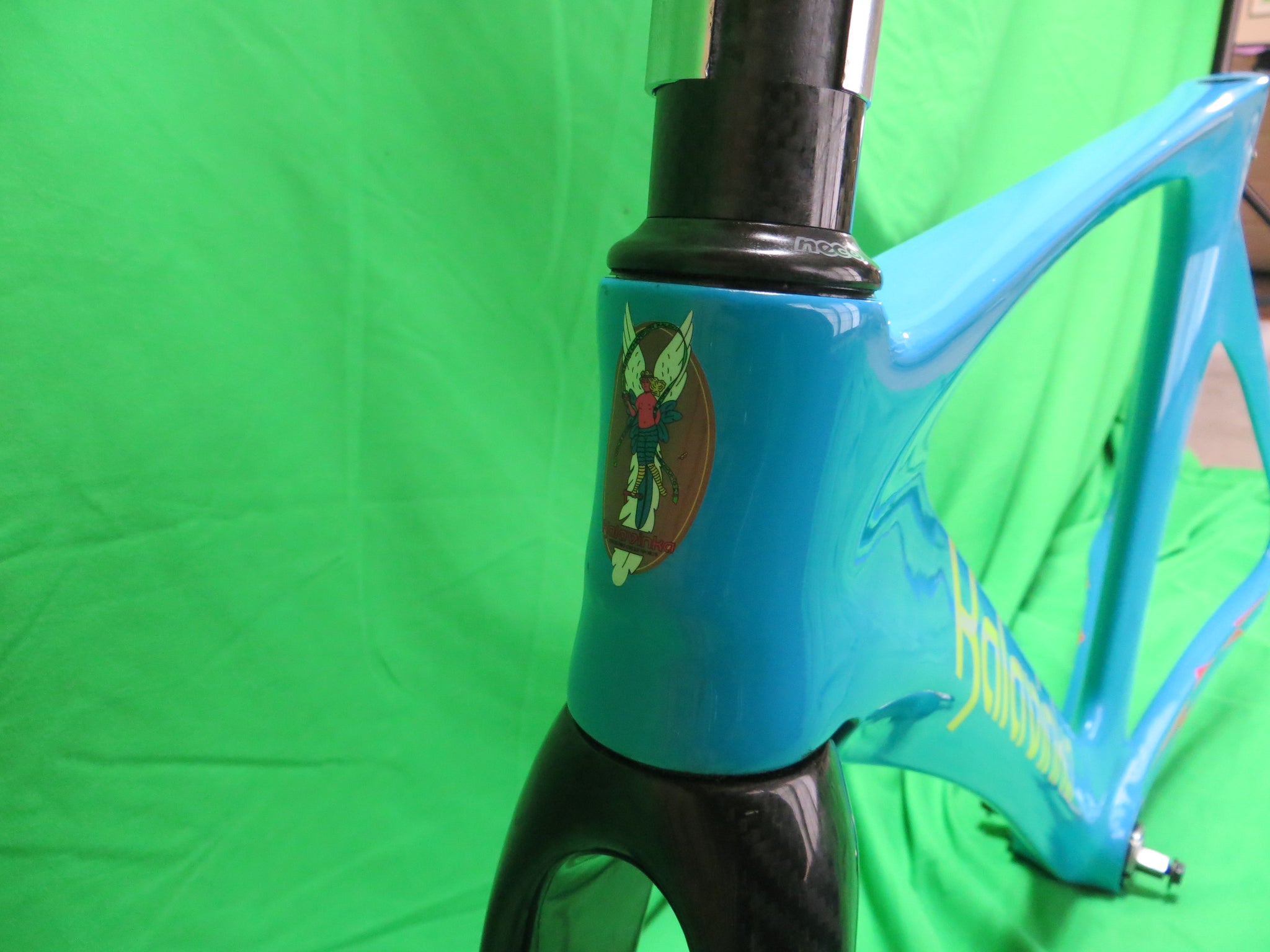 Rare! Kalavinka Girl'S Keirin Carbon Track Frame // Blue // 47cm