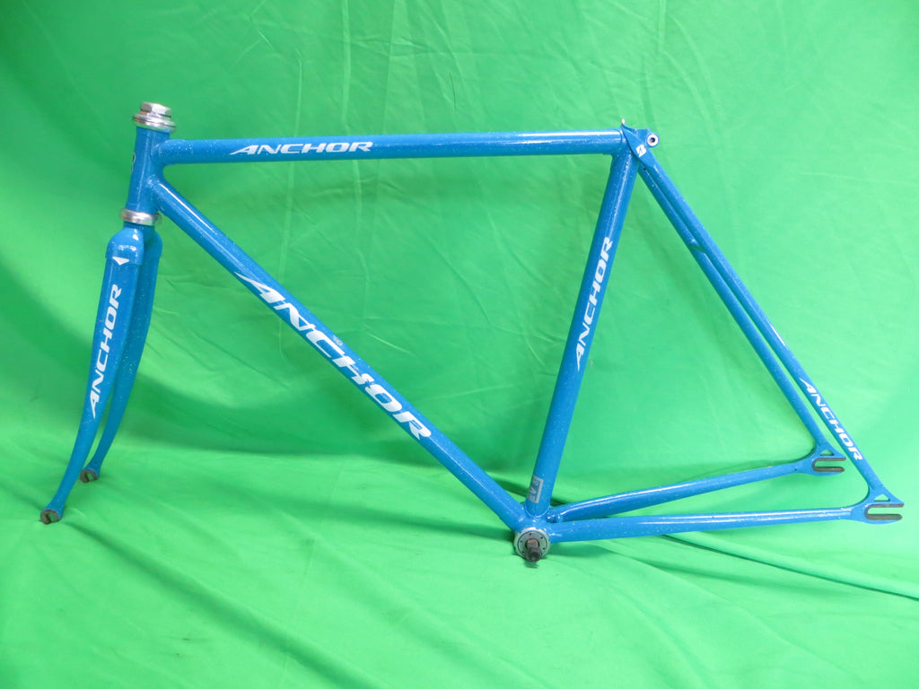 Anchor Columbus Max Fork Dedacciai Zero Uno // Light Blue with Rainbow Flake // 48.5cm