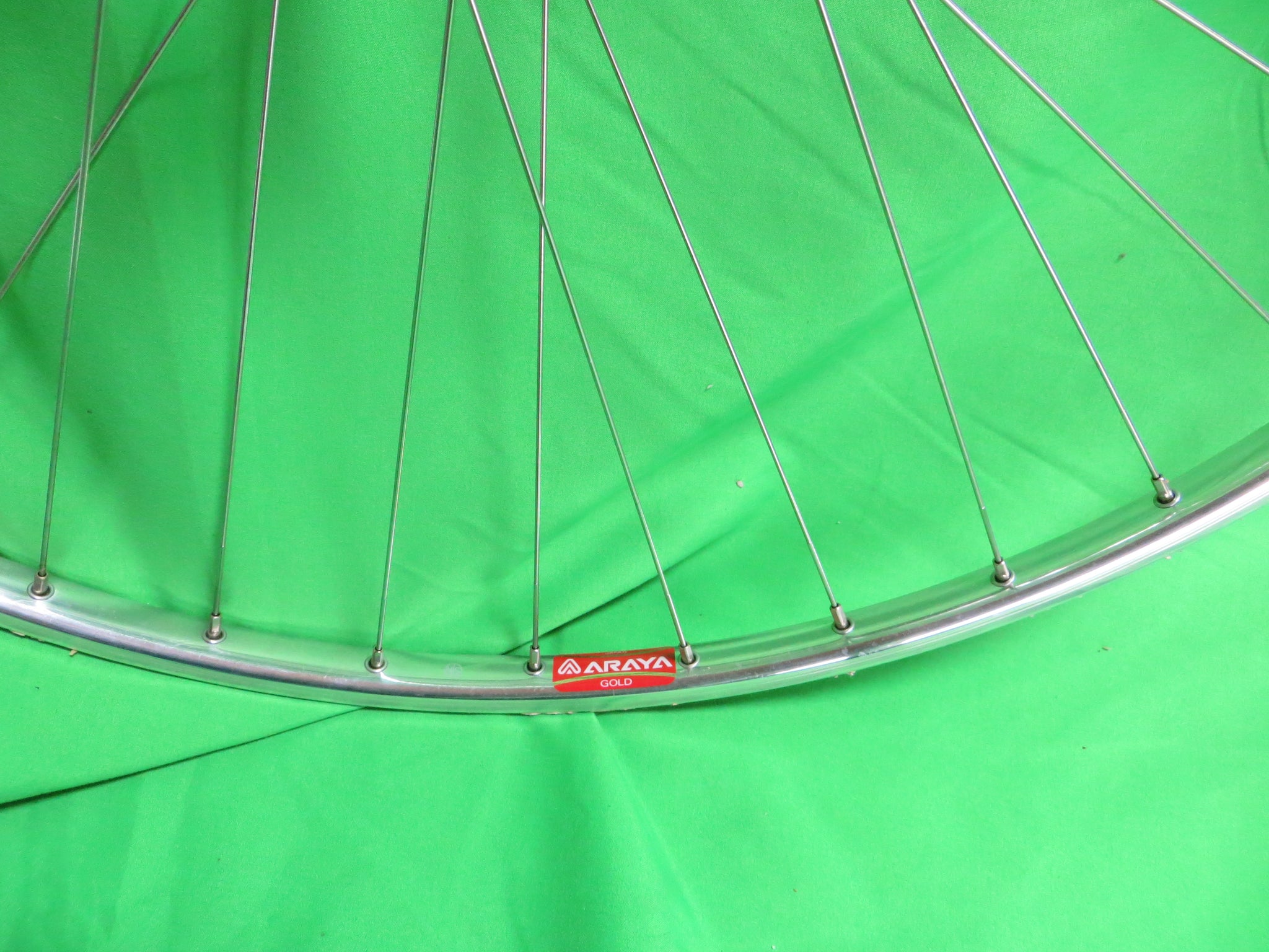 Araya Gold 16B NJS 700c Tubular NJS rims, Shimano Dura Ace