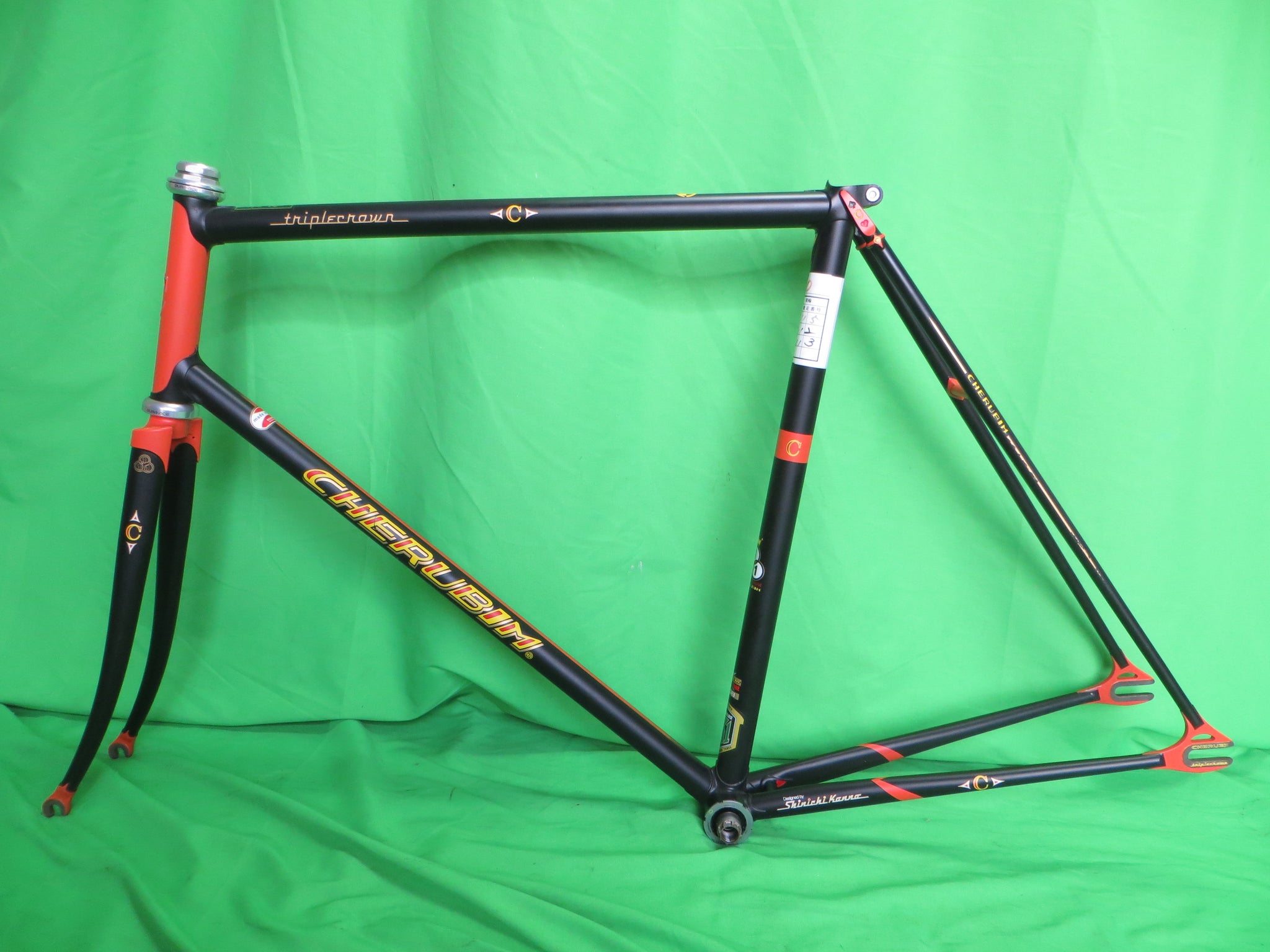 Cherubim  Reynolds 631 //  Matte Black / Orange // 55cm