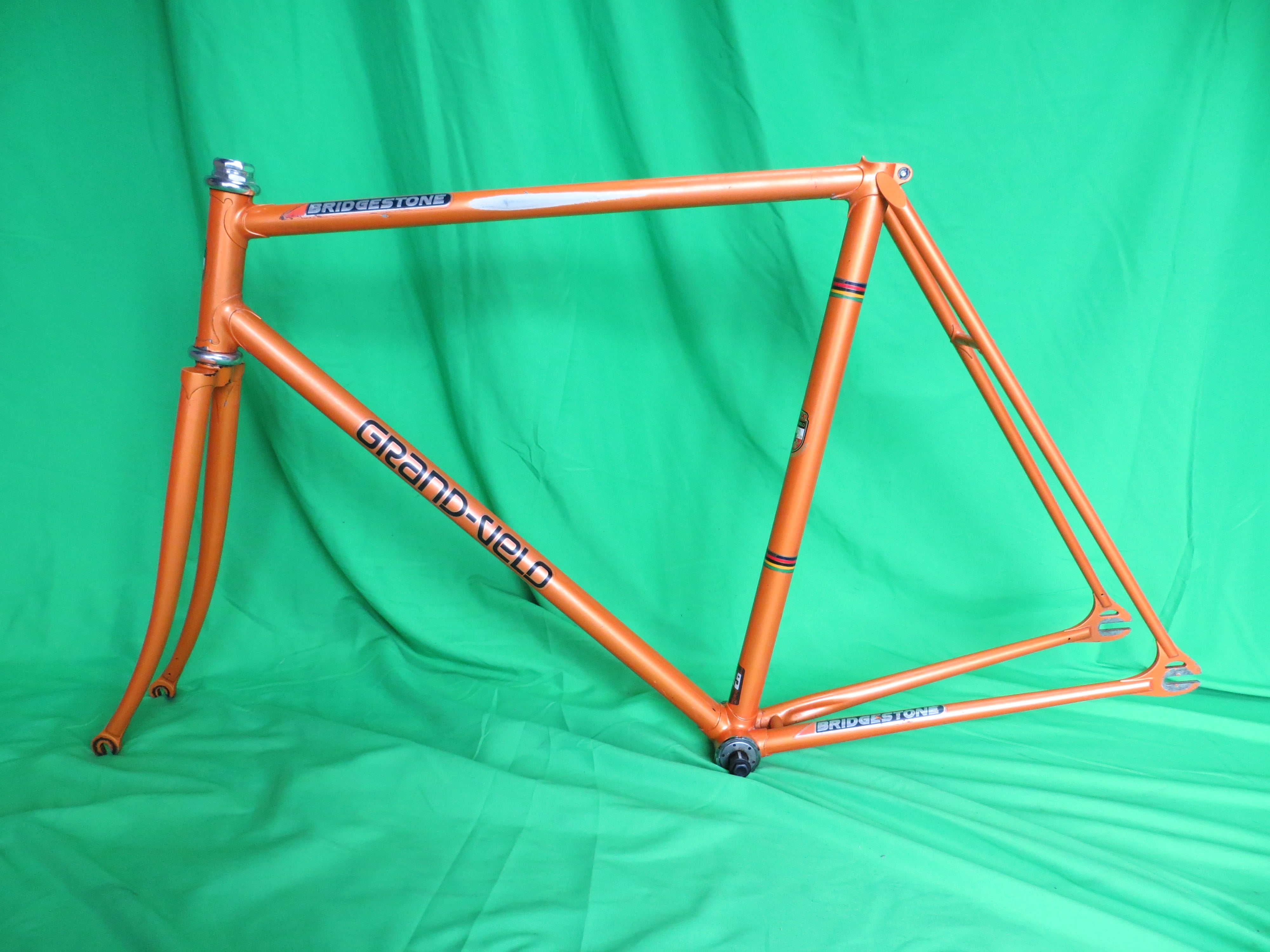 Vintage Grand-Velo Bridgestone Ishiwata 019 // Orange Metallic  // 54.5cm