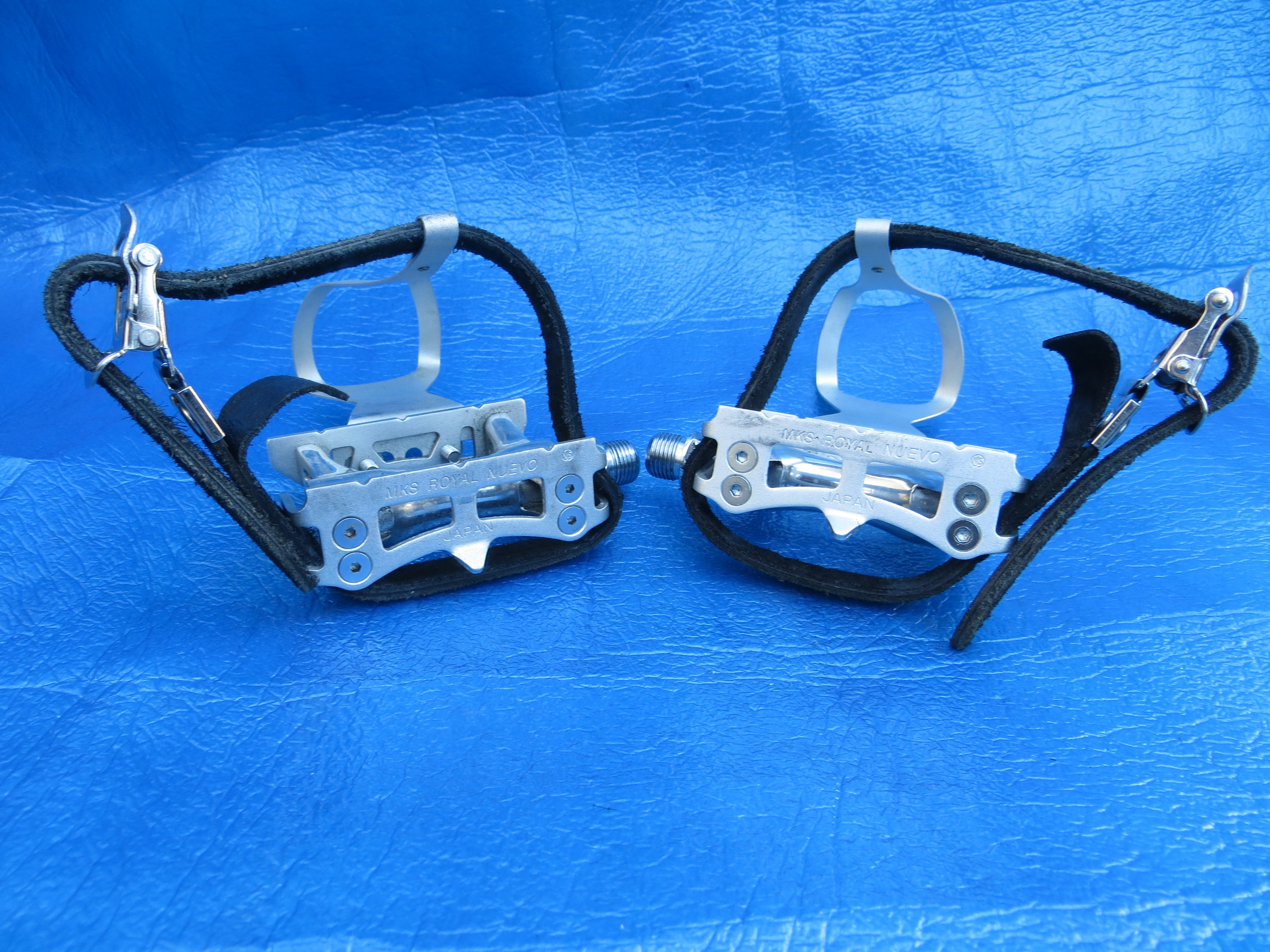MKS Royal Nuevo NJS Pedals , MKS M-size NJS AA Clips and MKS Fit-alfa NJS Toe Straps (24012922)