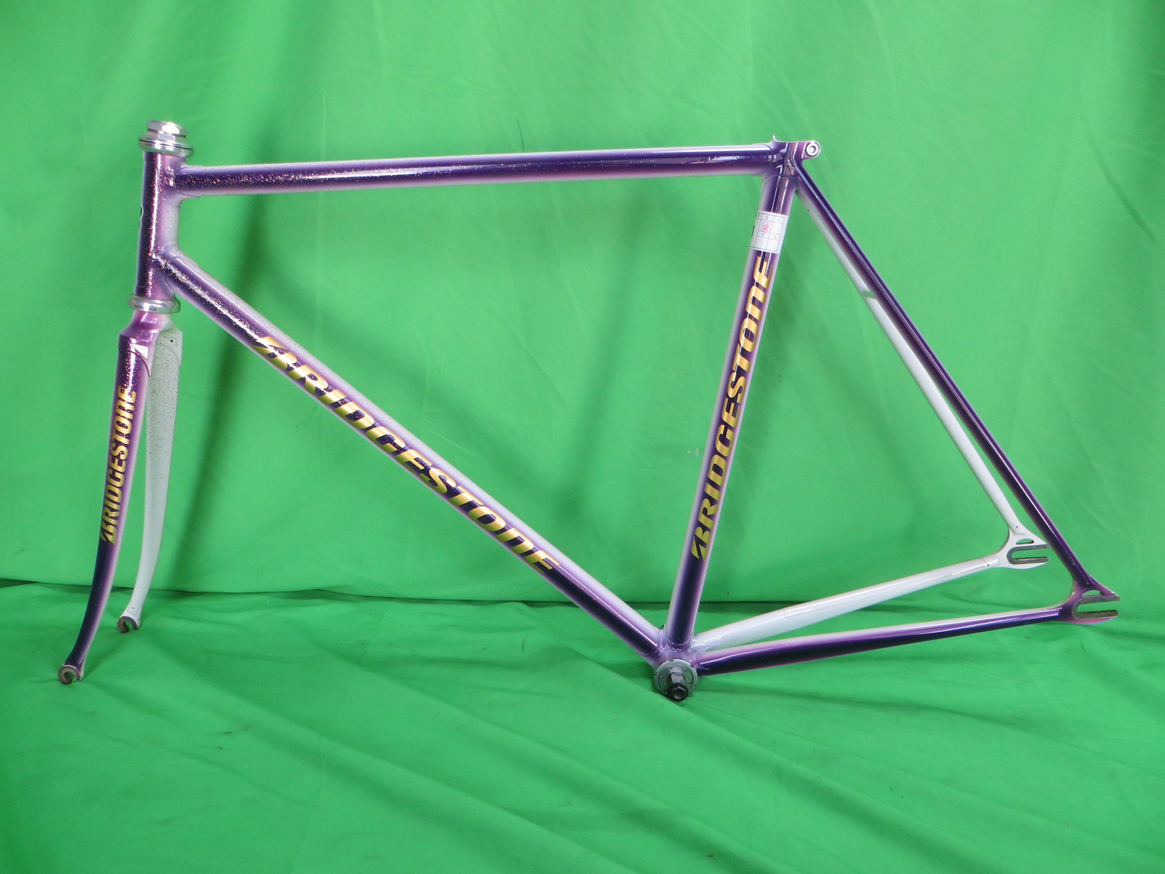 Bridgestone // Purple White Fade with Gold Flake // 51.5cm #2