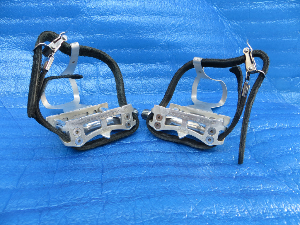 MKS Royal Nuevo NJS Pedals , MKS NJS M-size AA Clips and MKS Fit-alfa NJS Toe Straps (25082708)