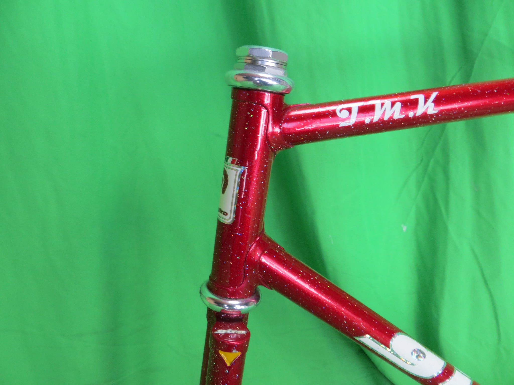 Giro Columbus Spirit Keirin // Red Metallic with Rainbow Flake