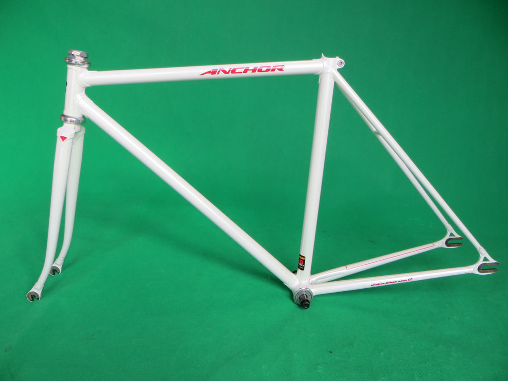 ANCHOR // white // Reynolds 520 Tubing // 49cm