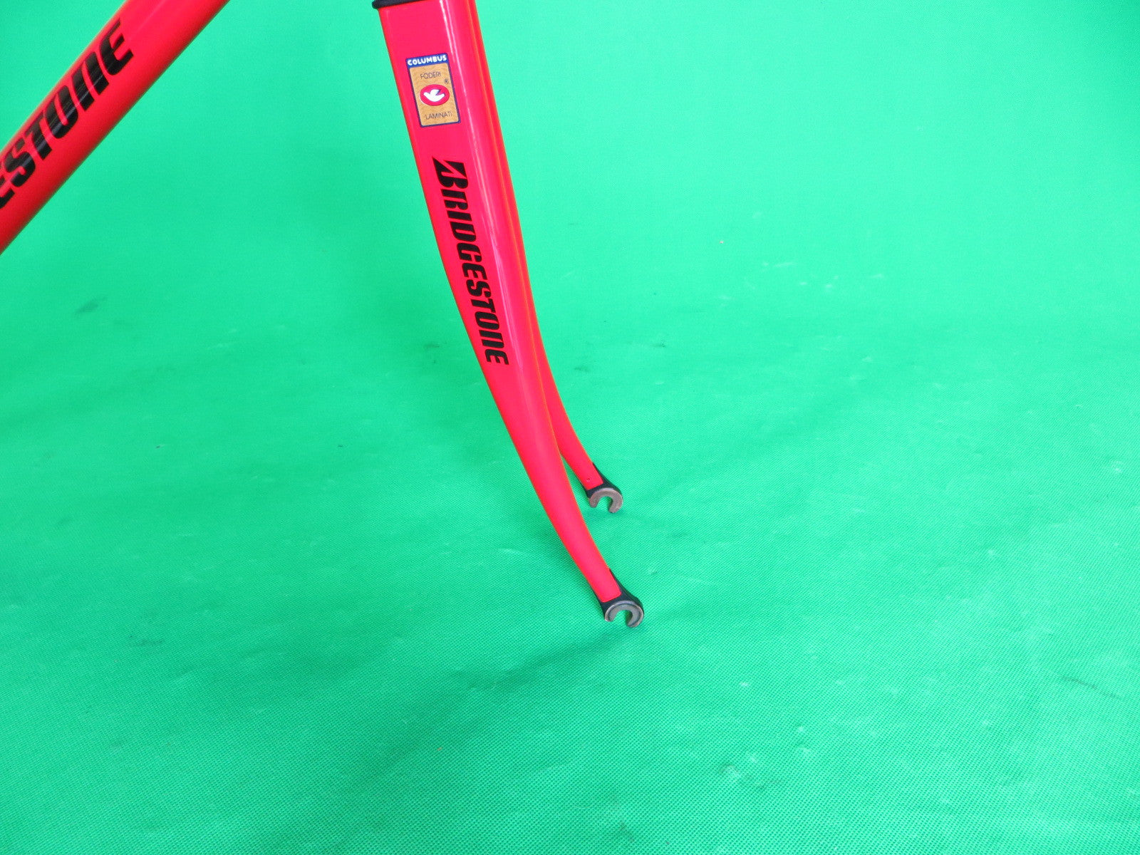 Bridgestone // red / matte black lugs // COLUMBUS MAX fork // 50.5