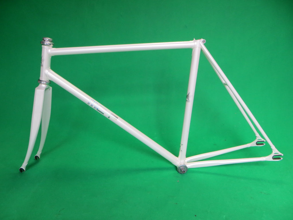 MAKINO //  MCF (Makino Cycle Factory) // White w. COLUMBUS MAX Fork 2013 // 51.5cm