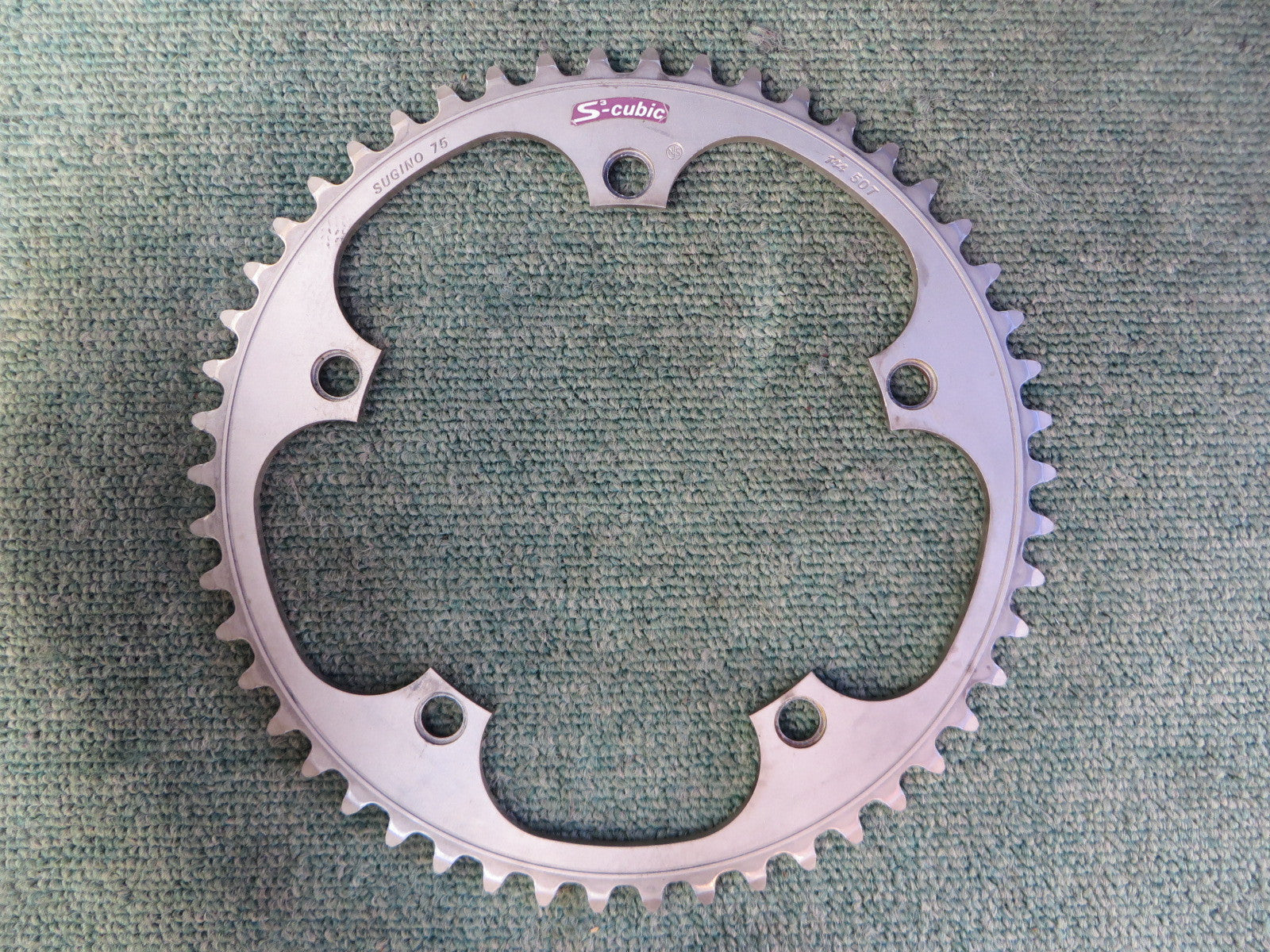 Sugino S-cubic Matte Finish 1/8" 144BCD NJS Chainring 50T (15071031)