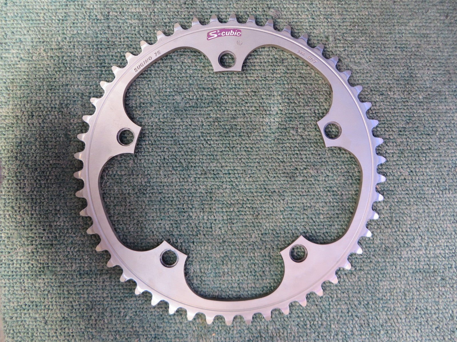 Sugino S-cubic Matte Finish 1/8" 144BCD NJS Chainring 50T (15071032)